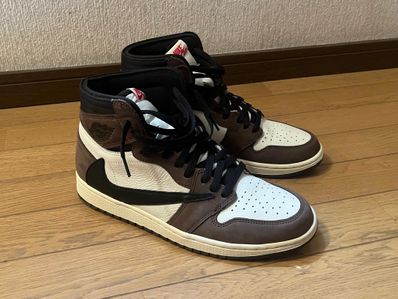 Travis Scott × Nike Air Jordan 1 Retro High OG TS SP "Sail/Dark Mocha"