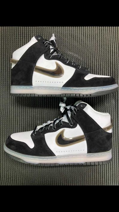 SLAM JAM x NIKE DUNK HIGH "WHITE/CLEAR BLACK"