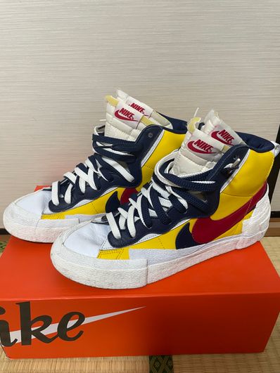 sacai × Nike Blazer Mid "Varsity Maize/Varsity Red"