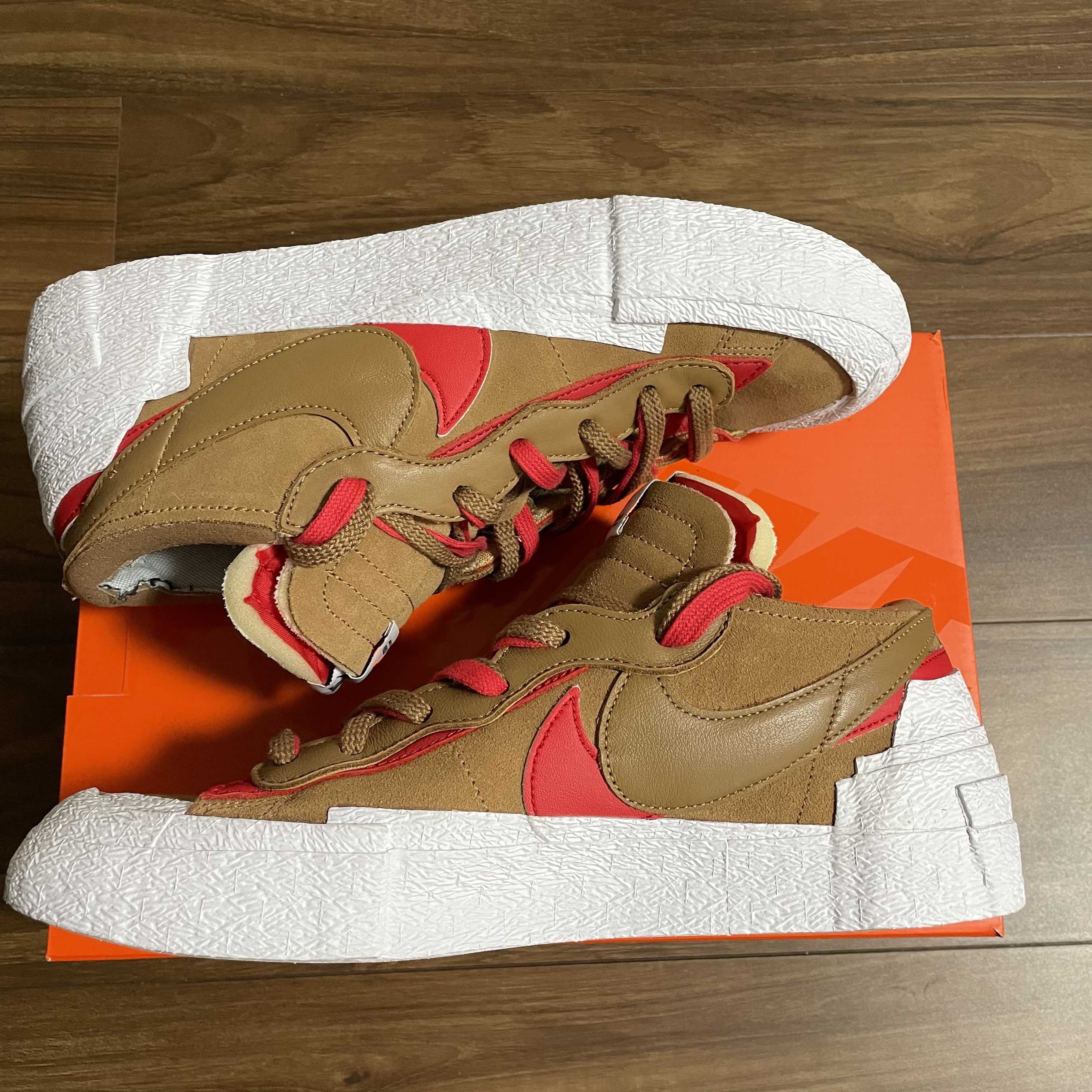 SACAI × NIKE BLAZER LOW "BRITISH TAN"