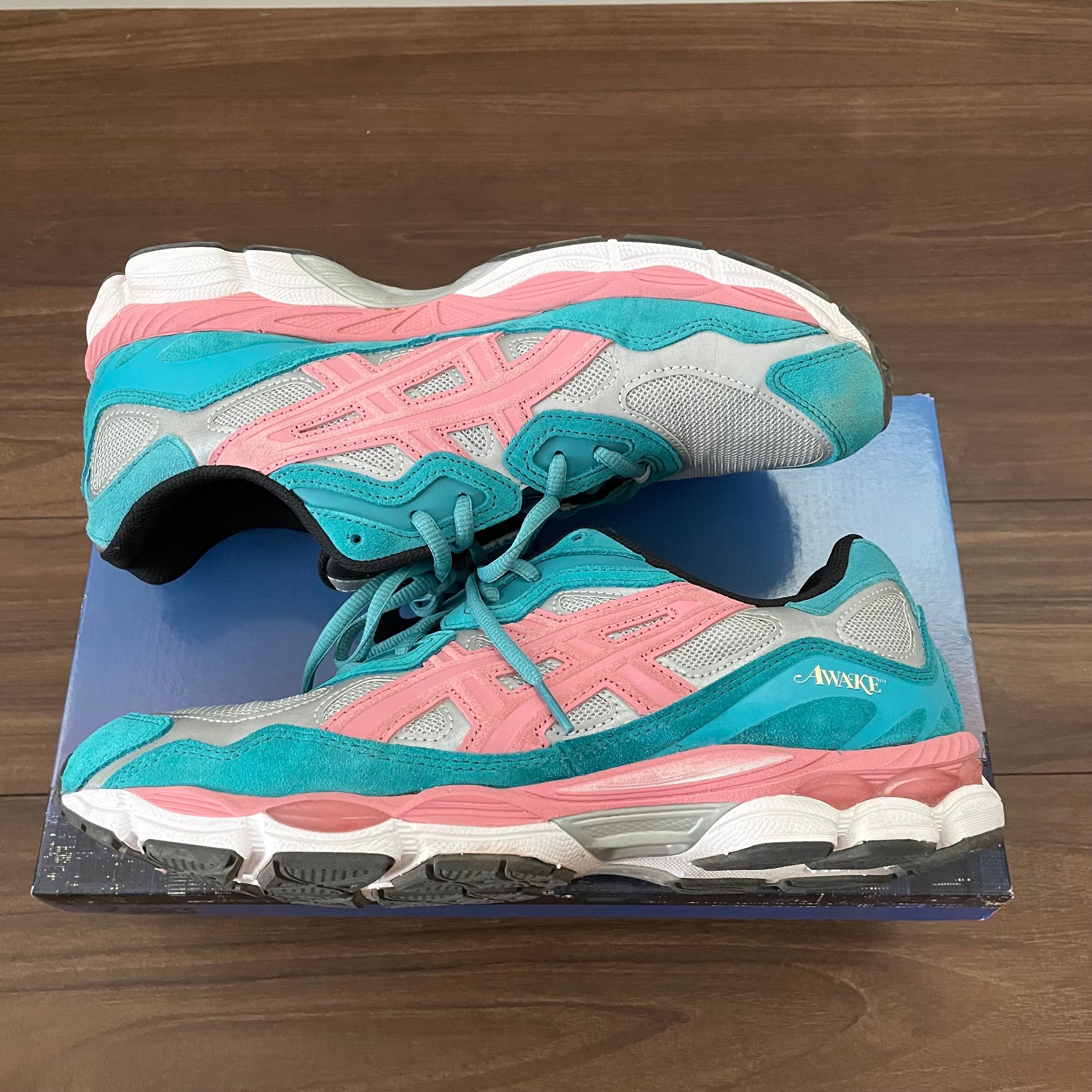 Awake NY × Asics Gel-NYC "Pure Silver/Green Blue Slate"