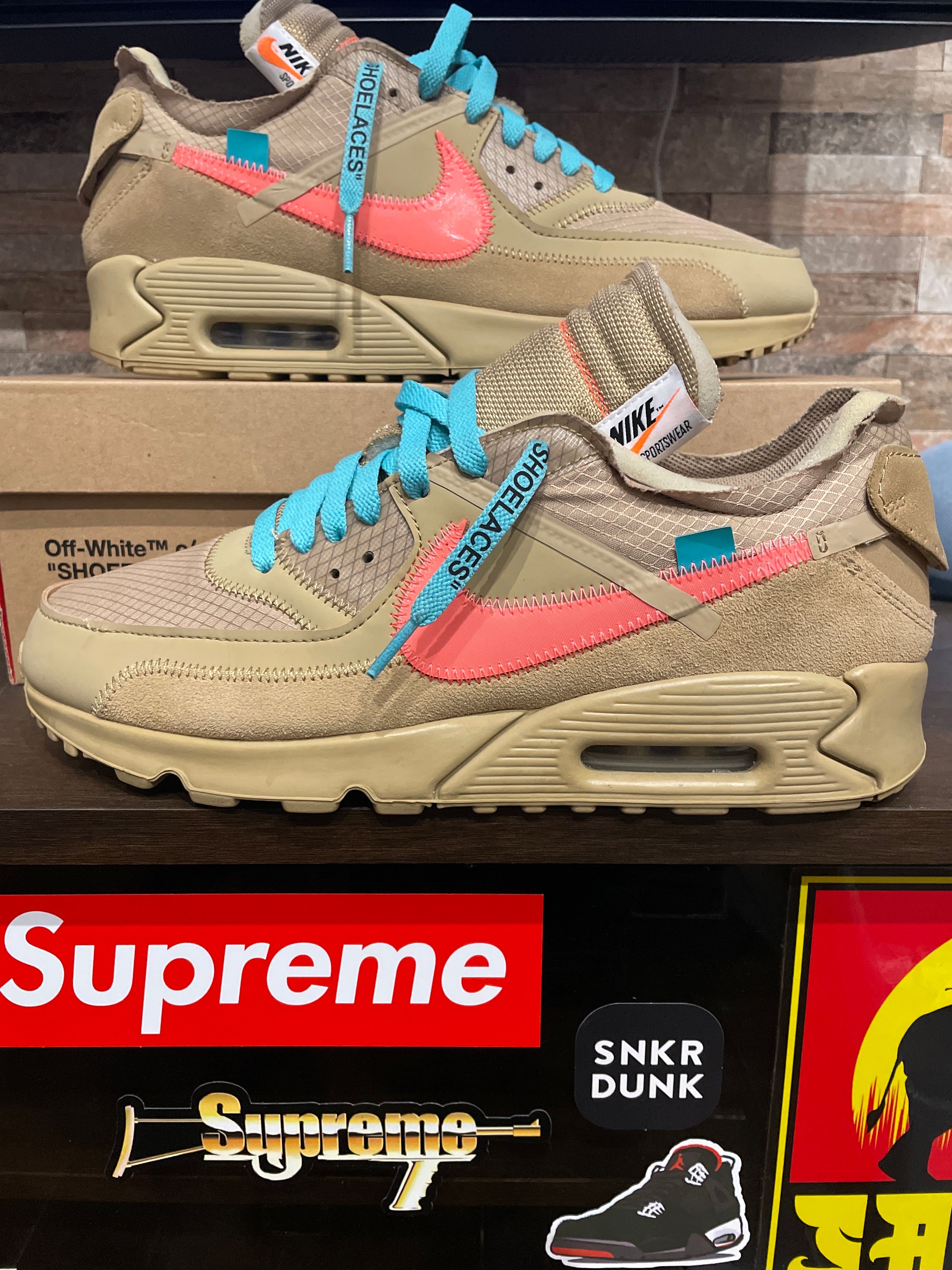 Off-White × Nike Air Max 90 "Desert Ore"