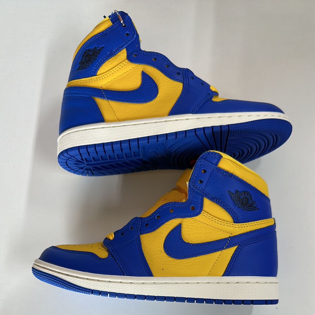 Nike Women's Air Jordan 1 High OG "Game Royal and Varsity Maize"