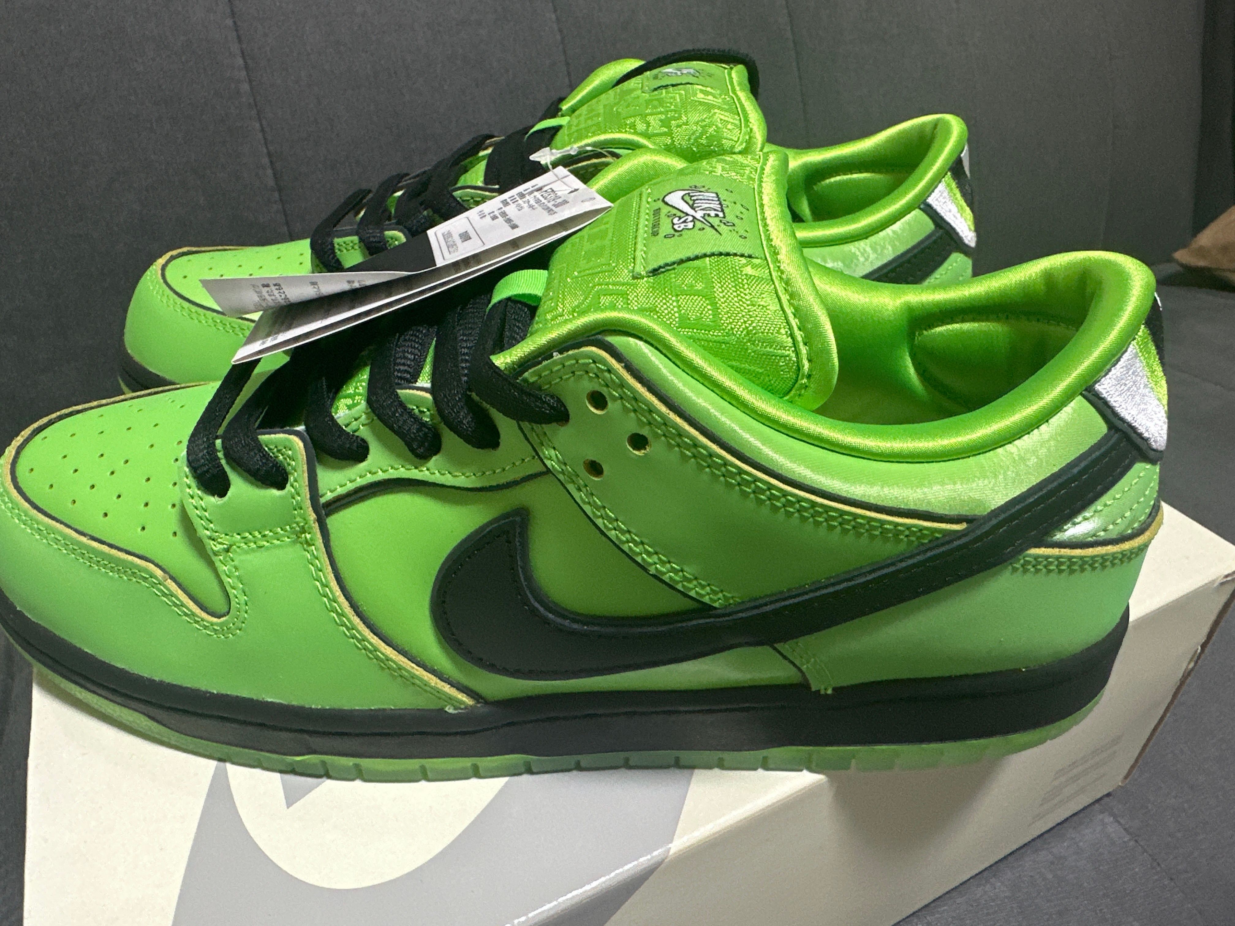 The Powerpuff Girls × Nike SB Dunk Low Pro QS "Buttercup"