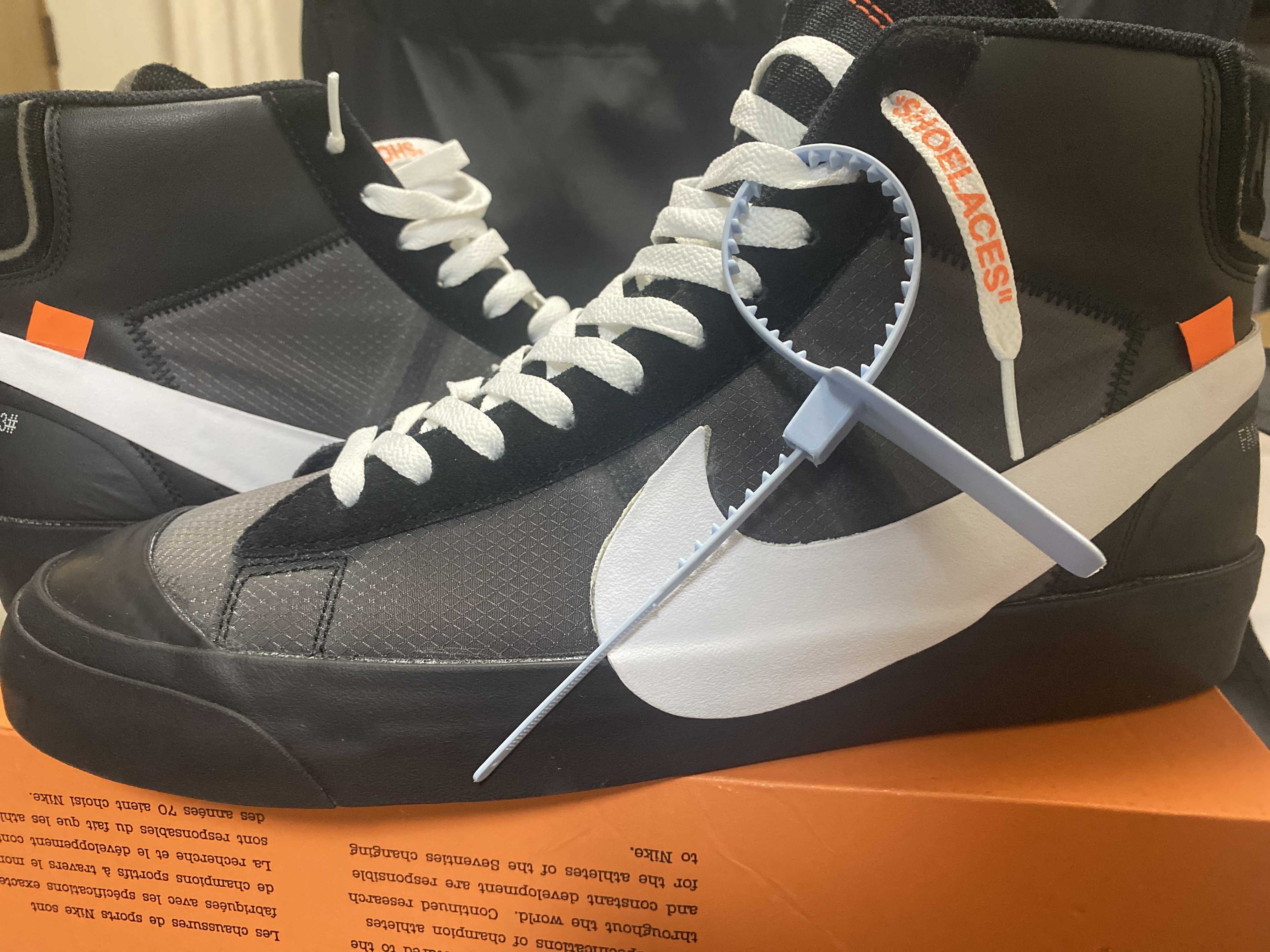 Off-White × Nike Blazer Studio Mid "Grim Reaper"