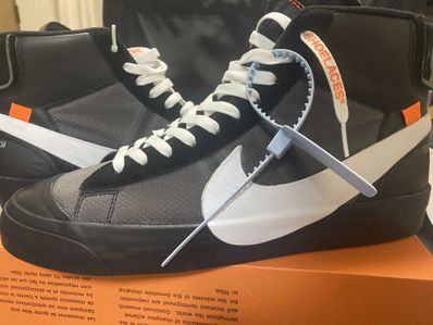 Off-White × Nike Blazer Studio Mid "Grim Reaper"
