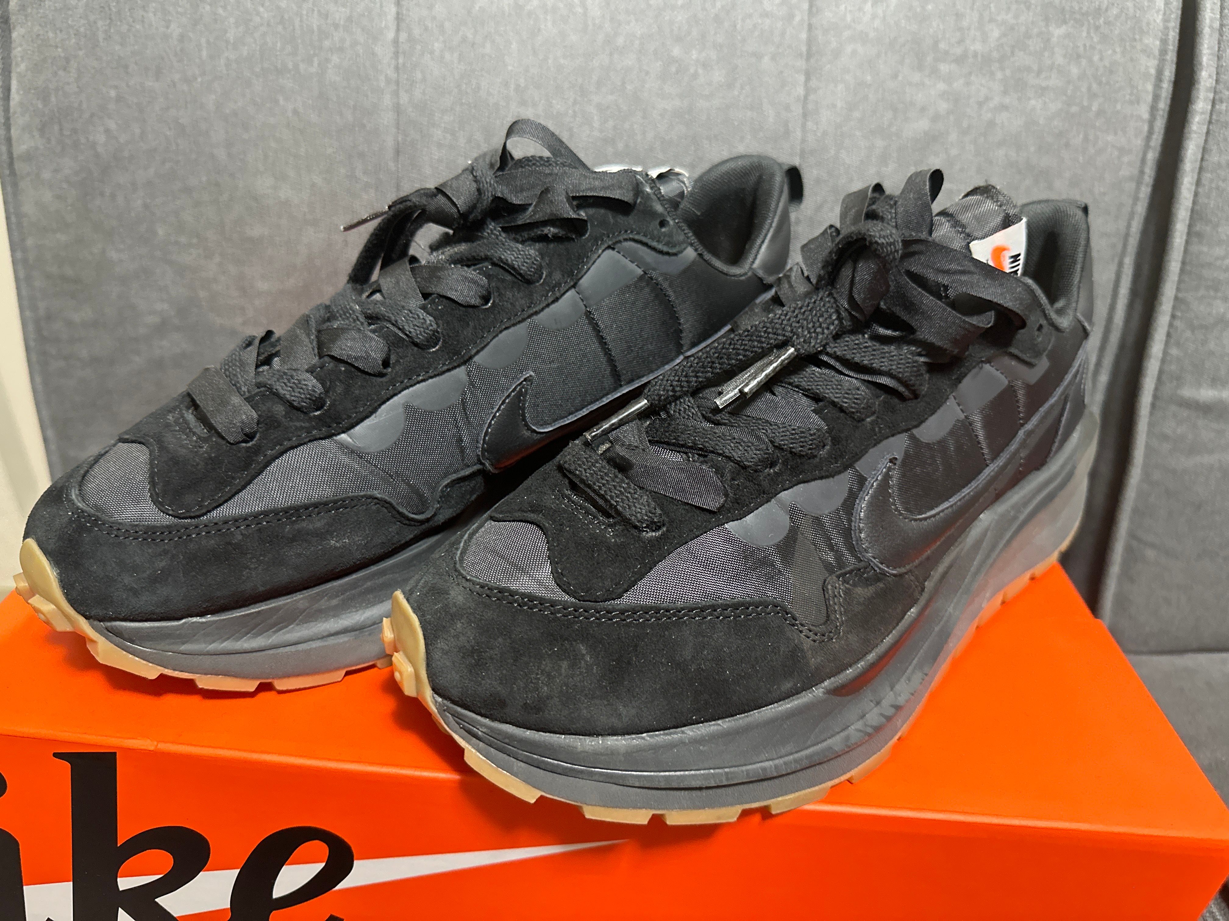 sacai × Nike VaporWaffle "Black Gum"