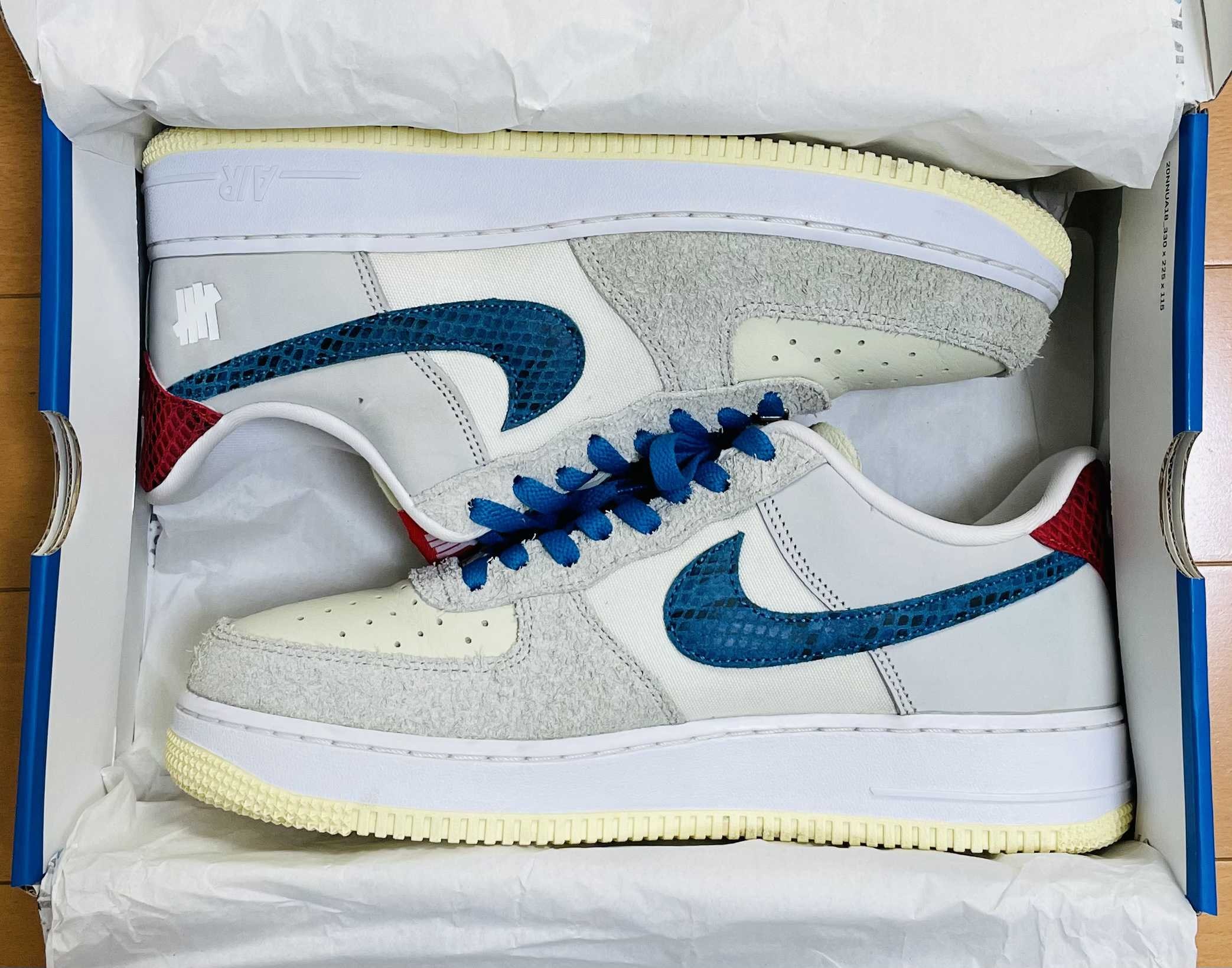 UNDEFEATED × Nike Air Force 1 Low "White"