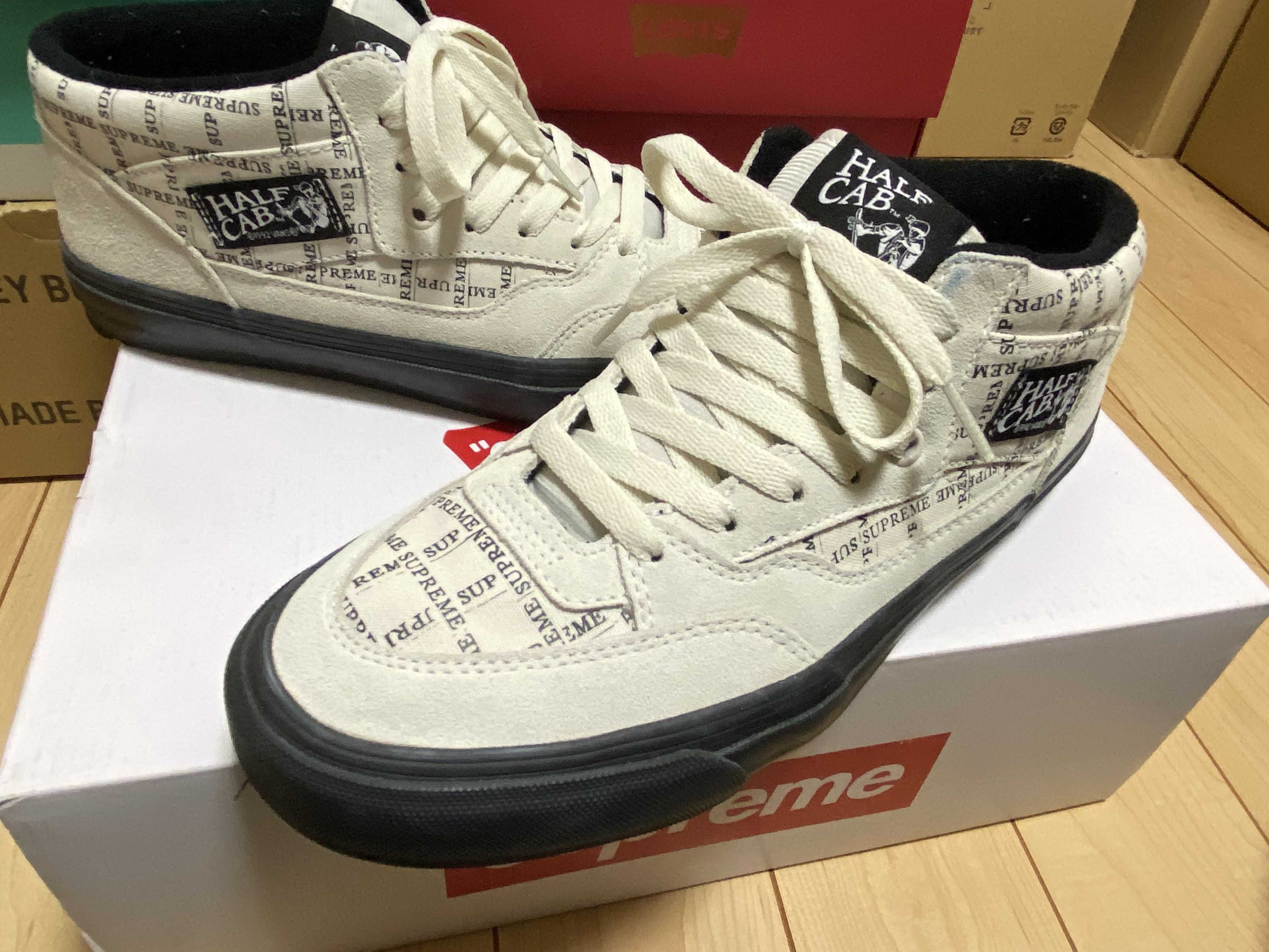 Supreme × Vans Half CAB "White"