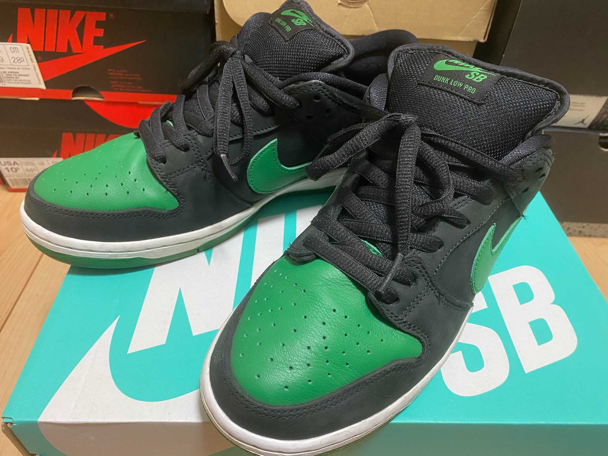 Nike SB Dunk Low PRO "Black/Pine Green"