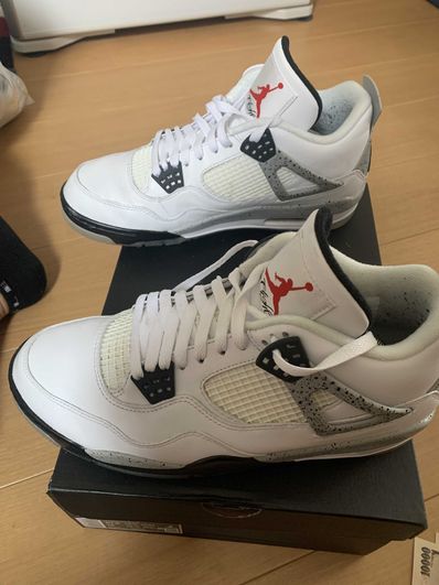 NIKE GOLF AIR JORDAN 4 "WHITE CEMENT"