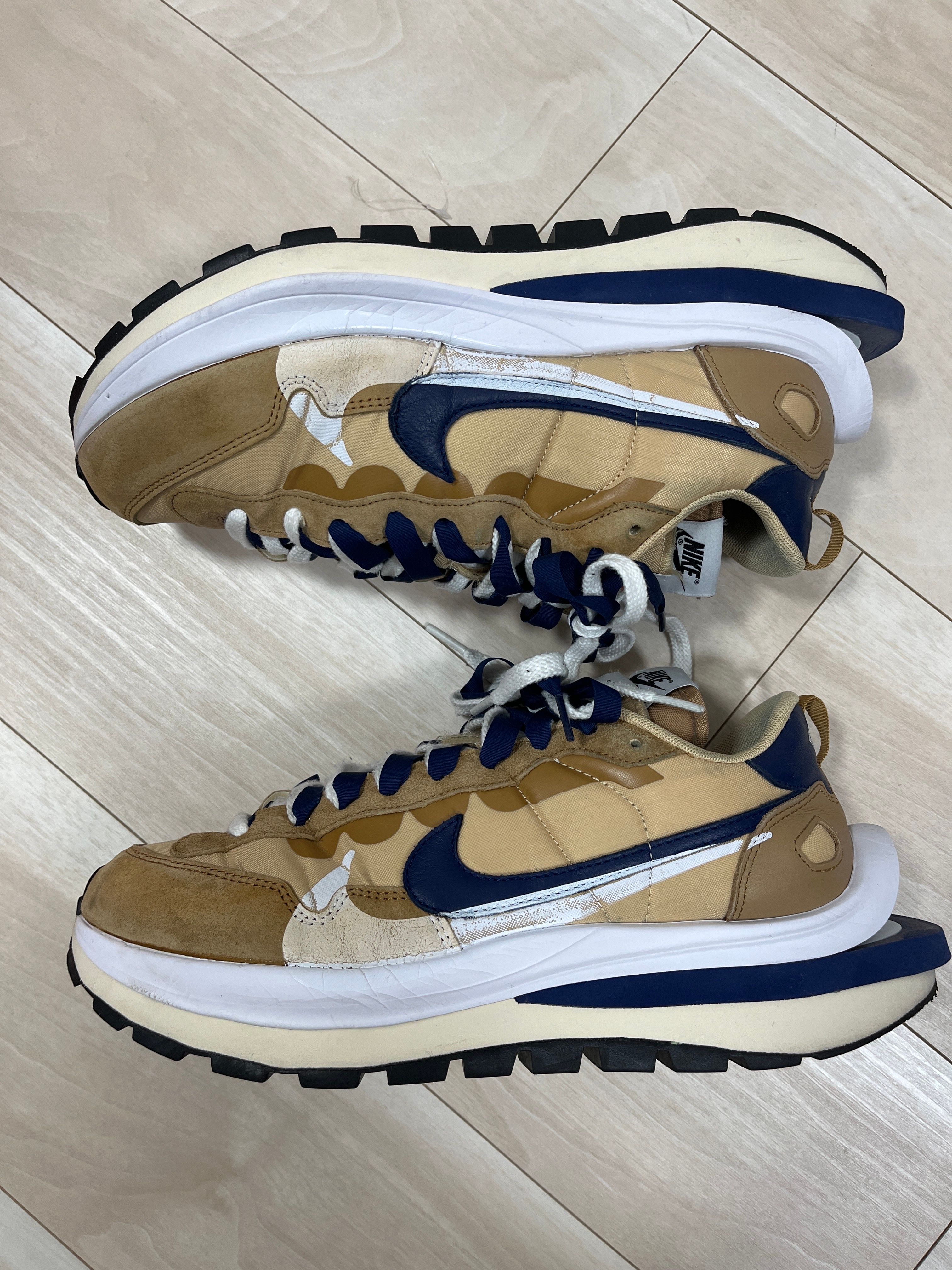 Sacai × Nike Vapor Waffle "Sesame And Blue Void"