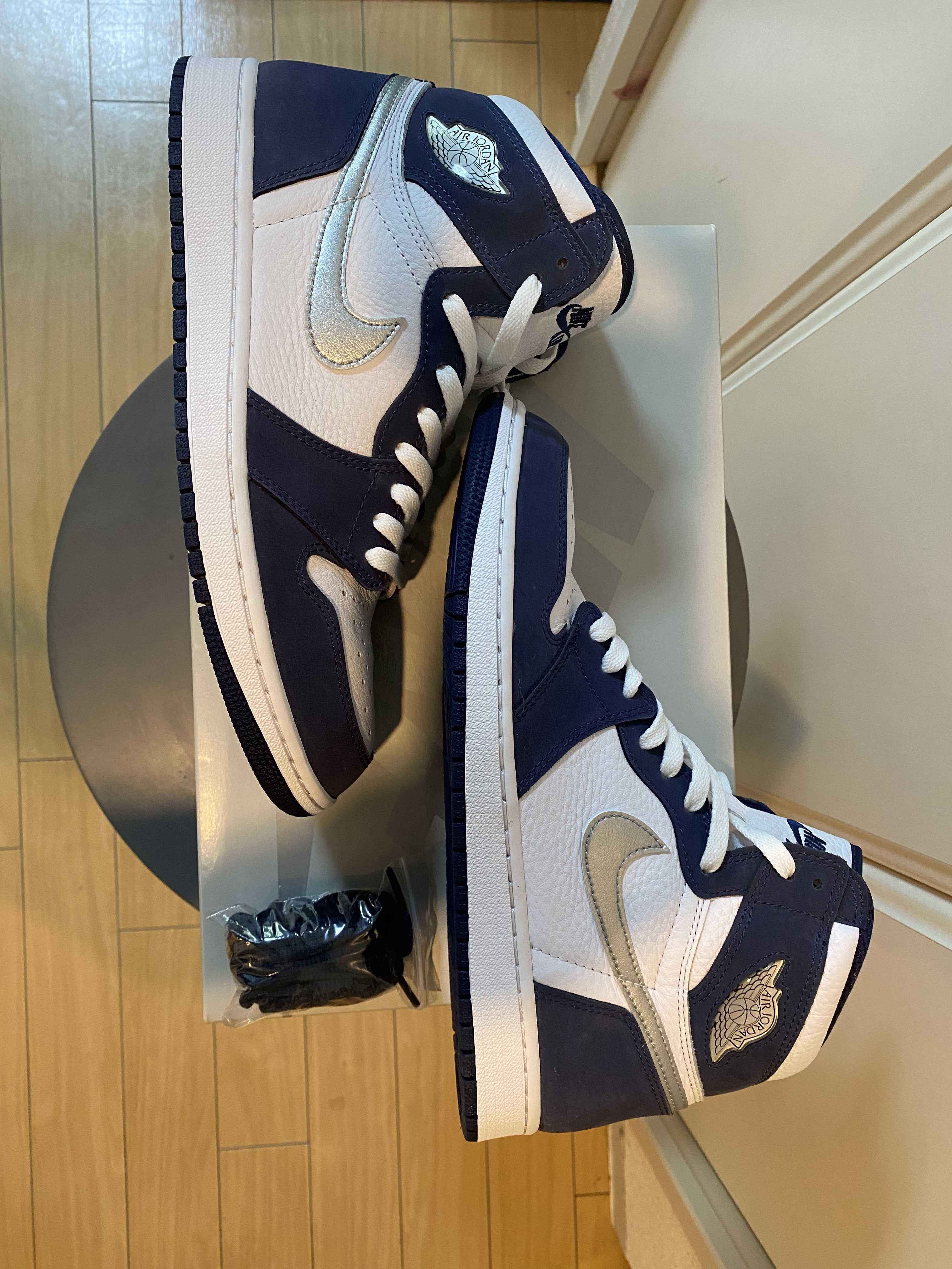 Nike Air Jordan 1 High OG CO.JP "White/Midnight Navy" (2020)(ブリーフケースなし)