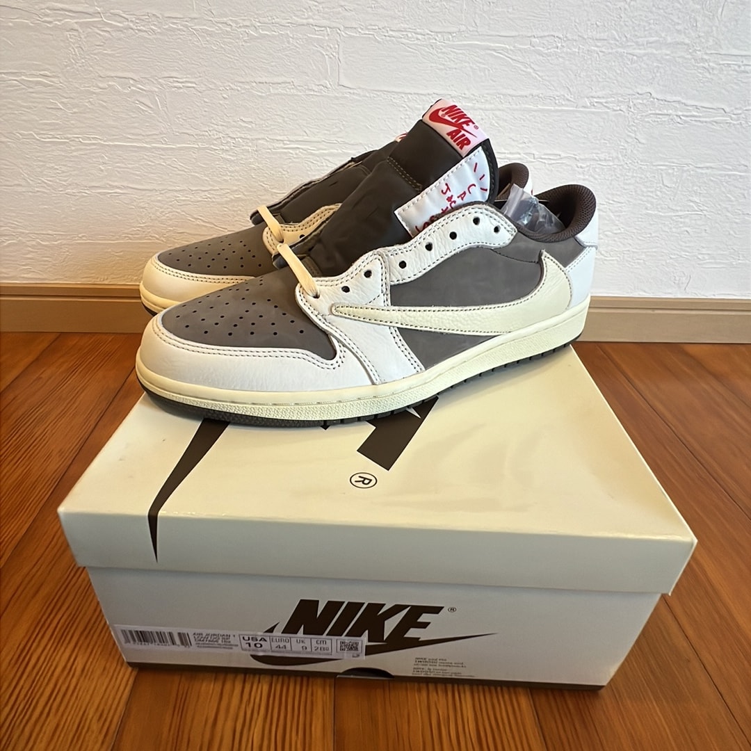 Travis Scott × Nike Air Jordan 1 Low OG SP "Reverse Mocha/Sail and Ridgerock"