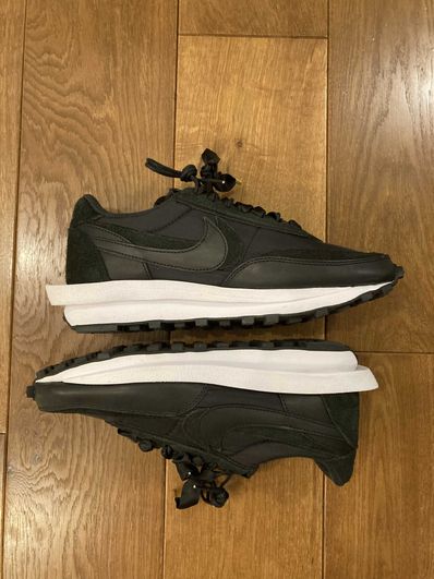 sacai × Nike LDV Waffle "Triple Black"