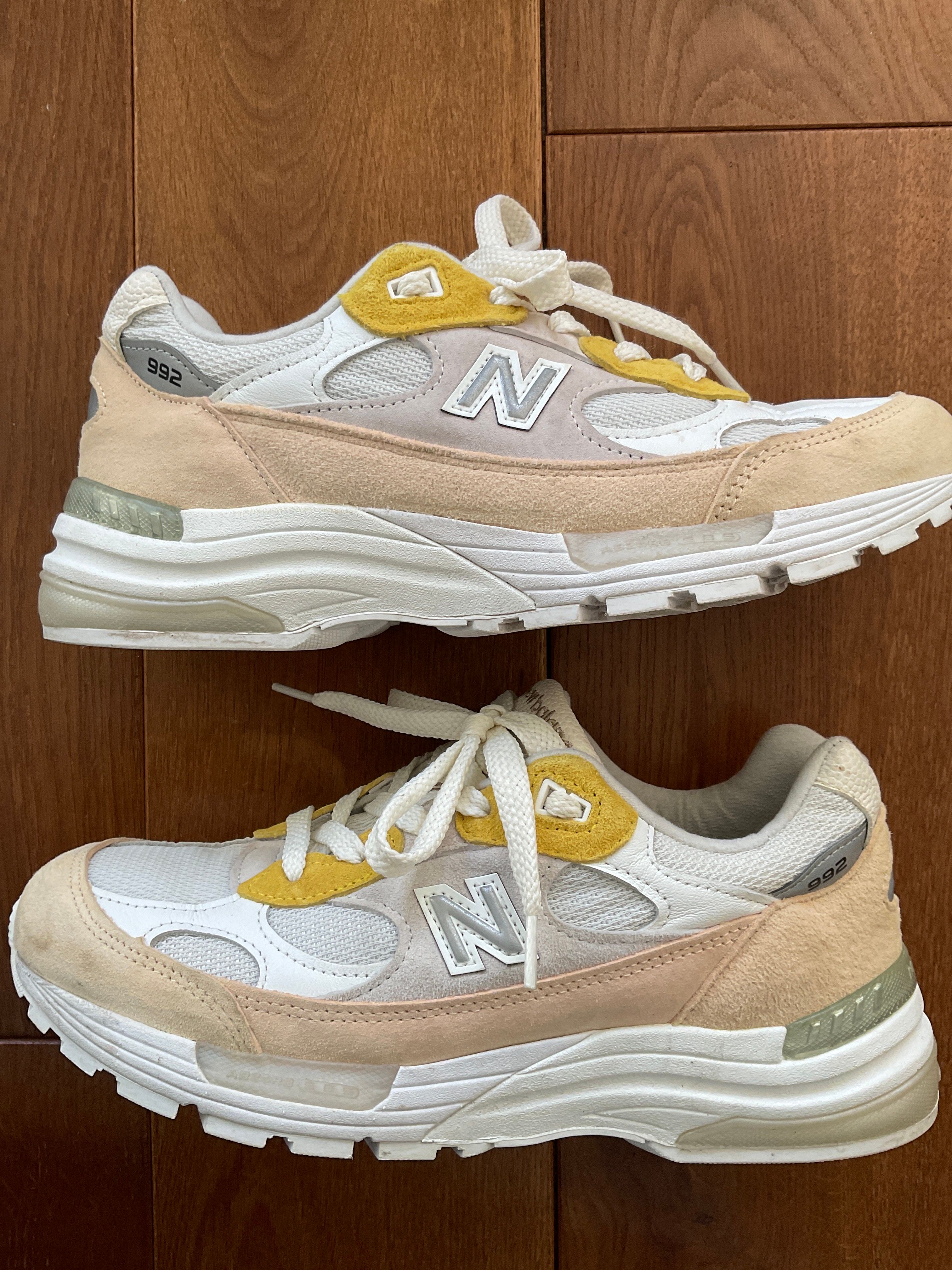 Paperboy × New Balance 992 "Fried Egg"