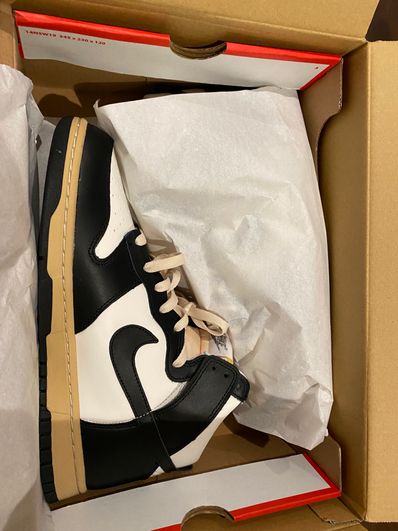 Nike Women's Dunk High "Black and Sail"