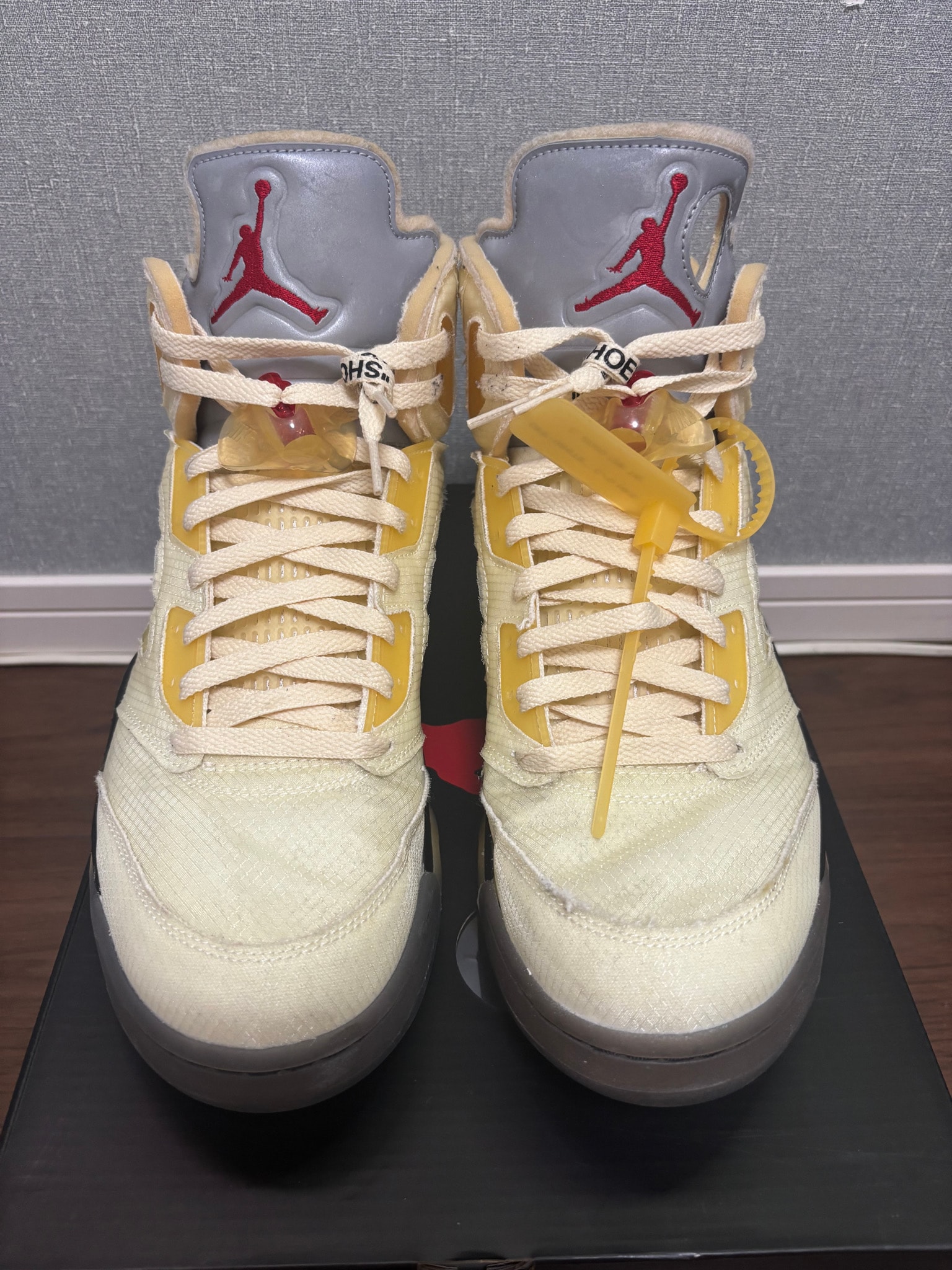 Off-White × Nike Air Jordan 5 "Sail"