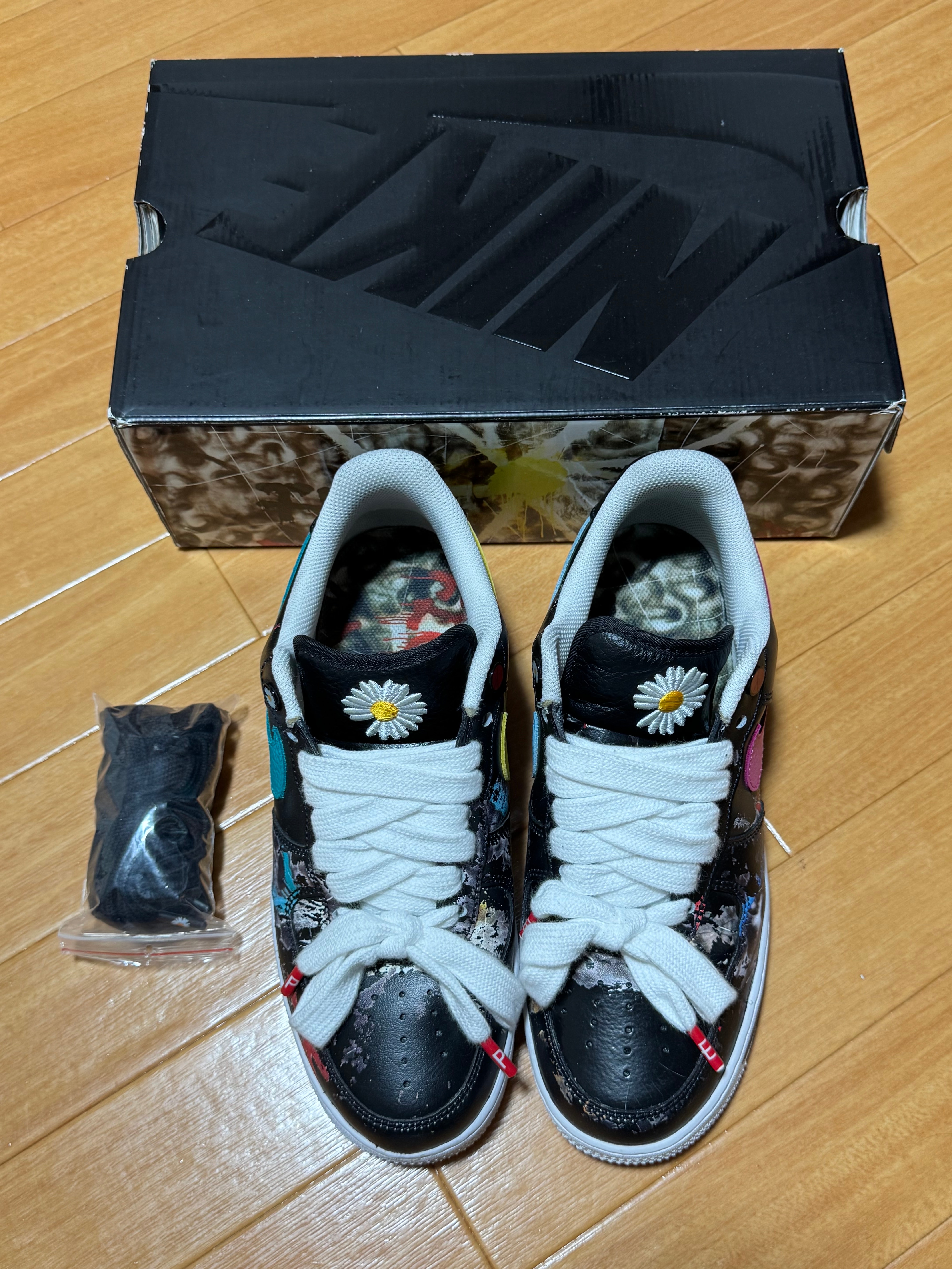 PEACEMINUSONE × Nike Air Force 1 Low '07 Para-Noise 3.0 "Black and Multi-Color" / G-DRAGON