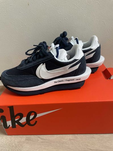 Fragment × sacai × Nike LD Waffle "Blackended Blue"