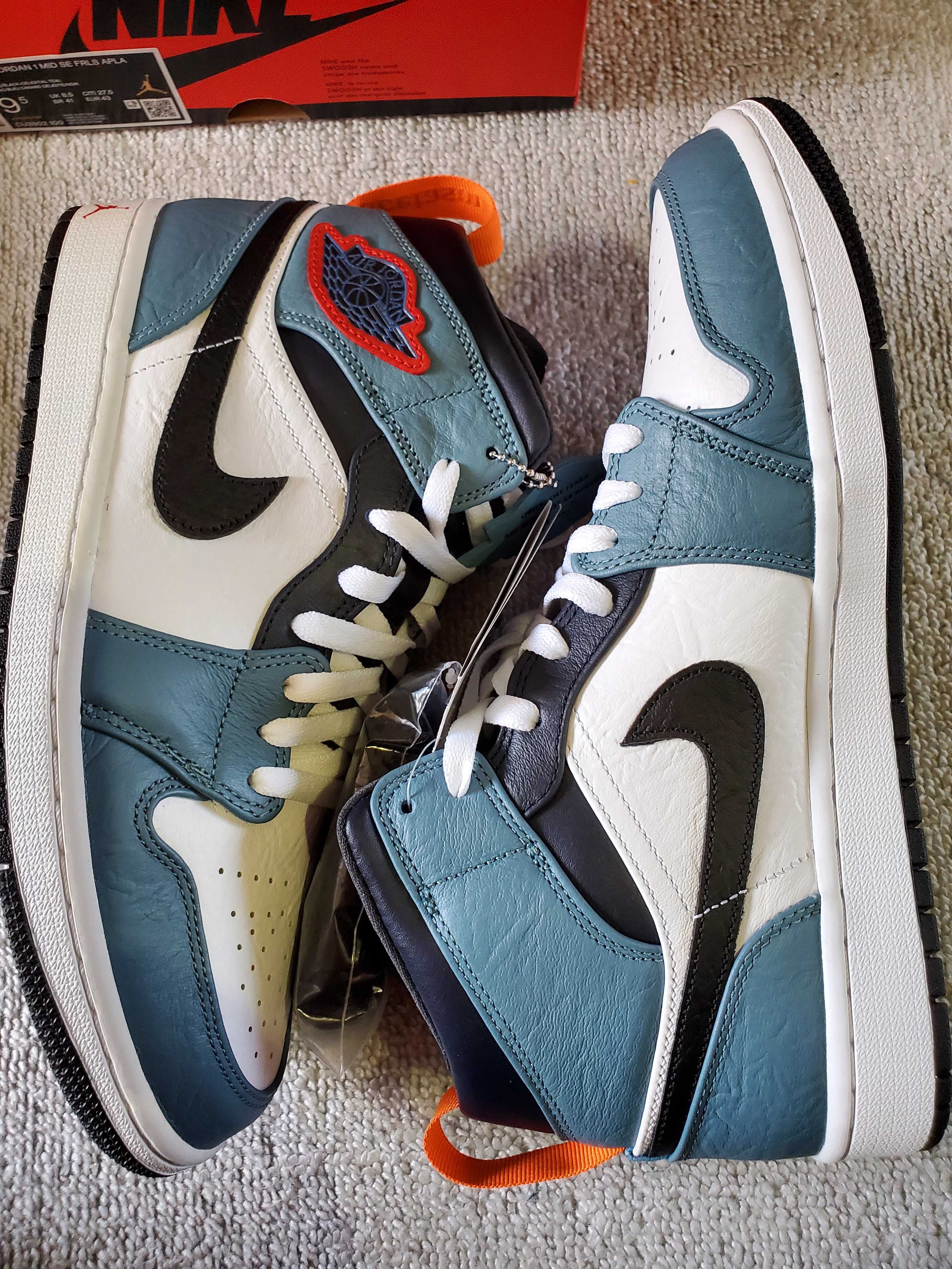 FACETASM × Nike Air Jordan 1 Mid "White/Navy"