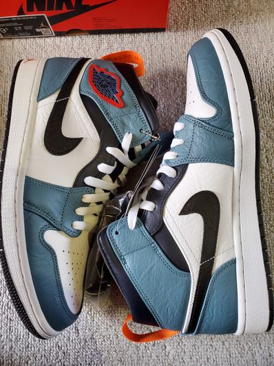 FACETASM × Nike Air Jordan 1 Mid "White/Navy"