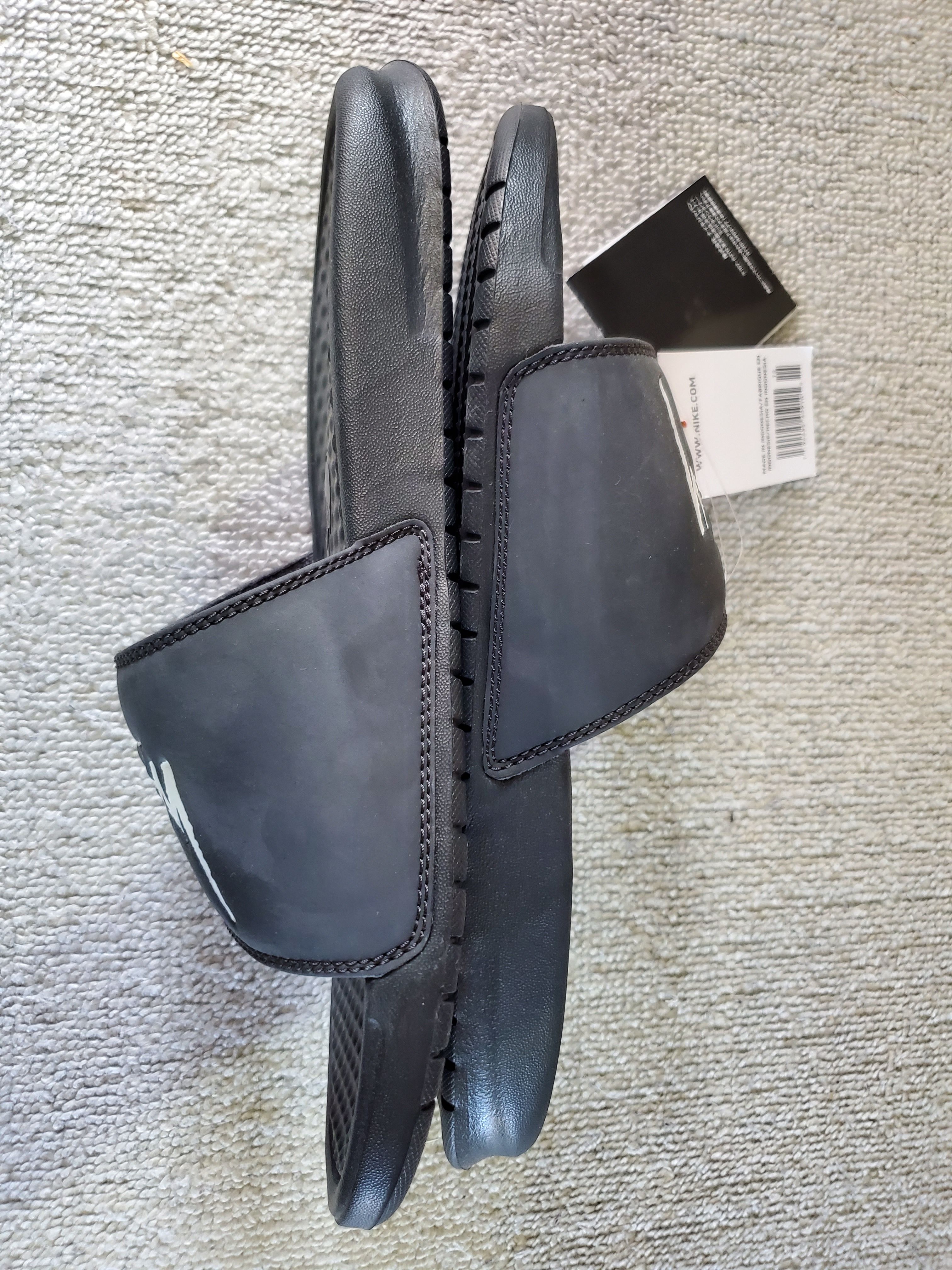 Stussy × Nike Benassi Slide "Off Noir" (CW2787-001)