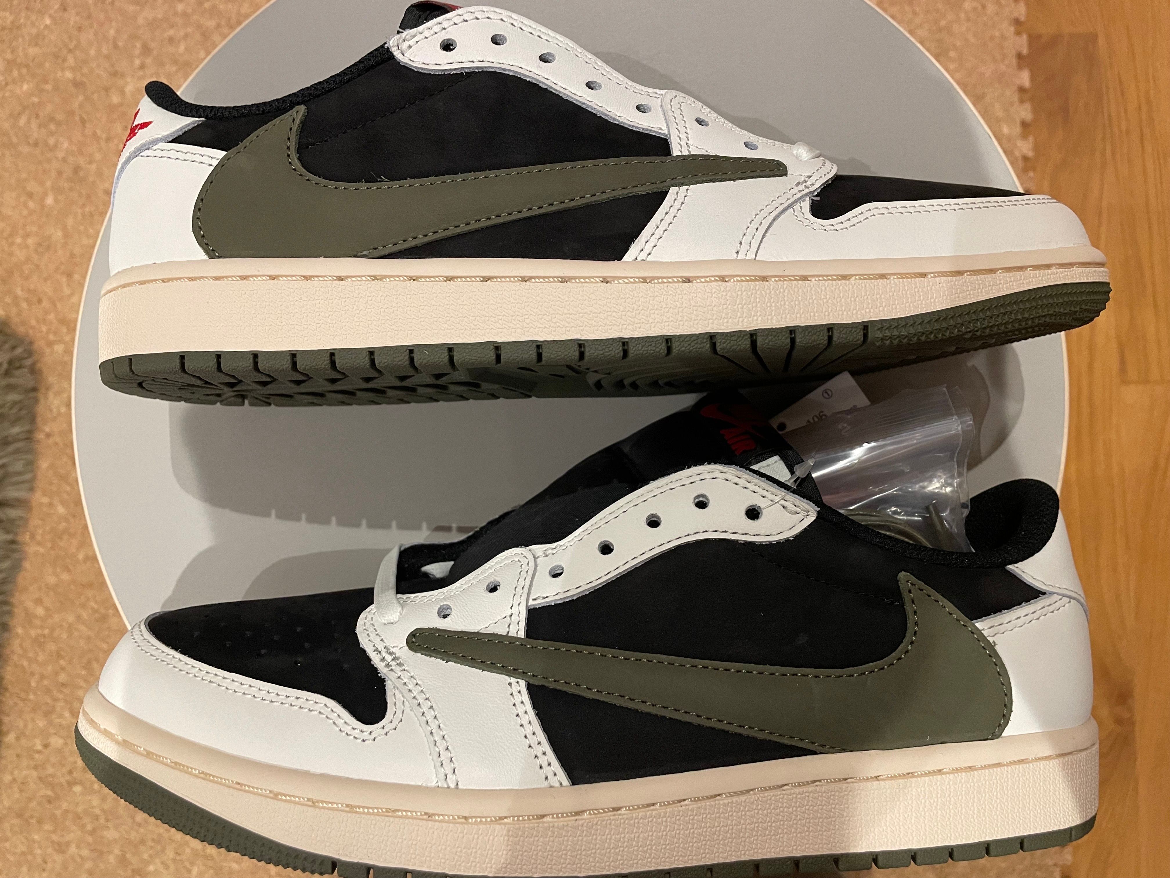 Travis Scott × Nike Women's Air Jordan 1 Low OG "Medium Olive"