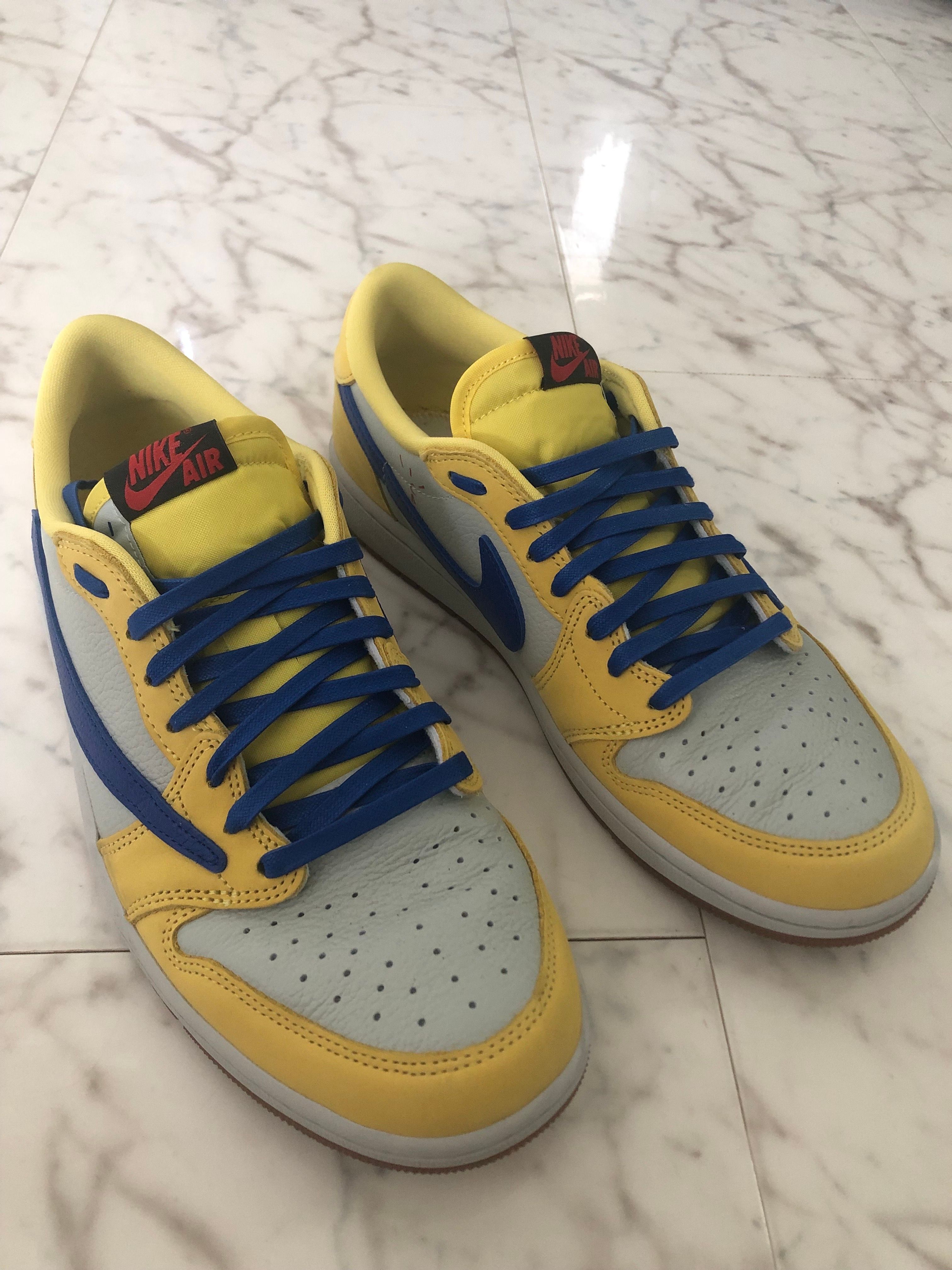Travis Scott × Nike Women's Air Jordan 1 Retro Low OG "Canary"