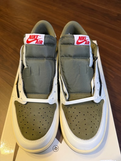 Travis Scott × Nike Air Jordan 1 Low OG SP "Reverse Olive"