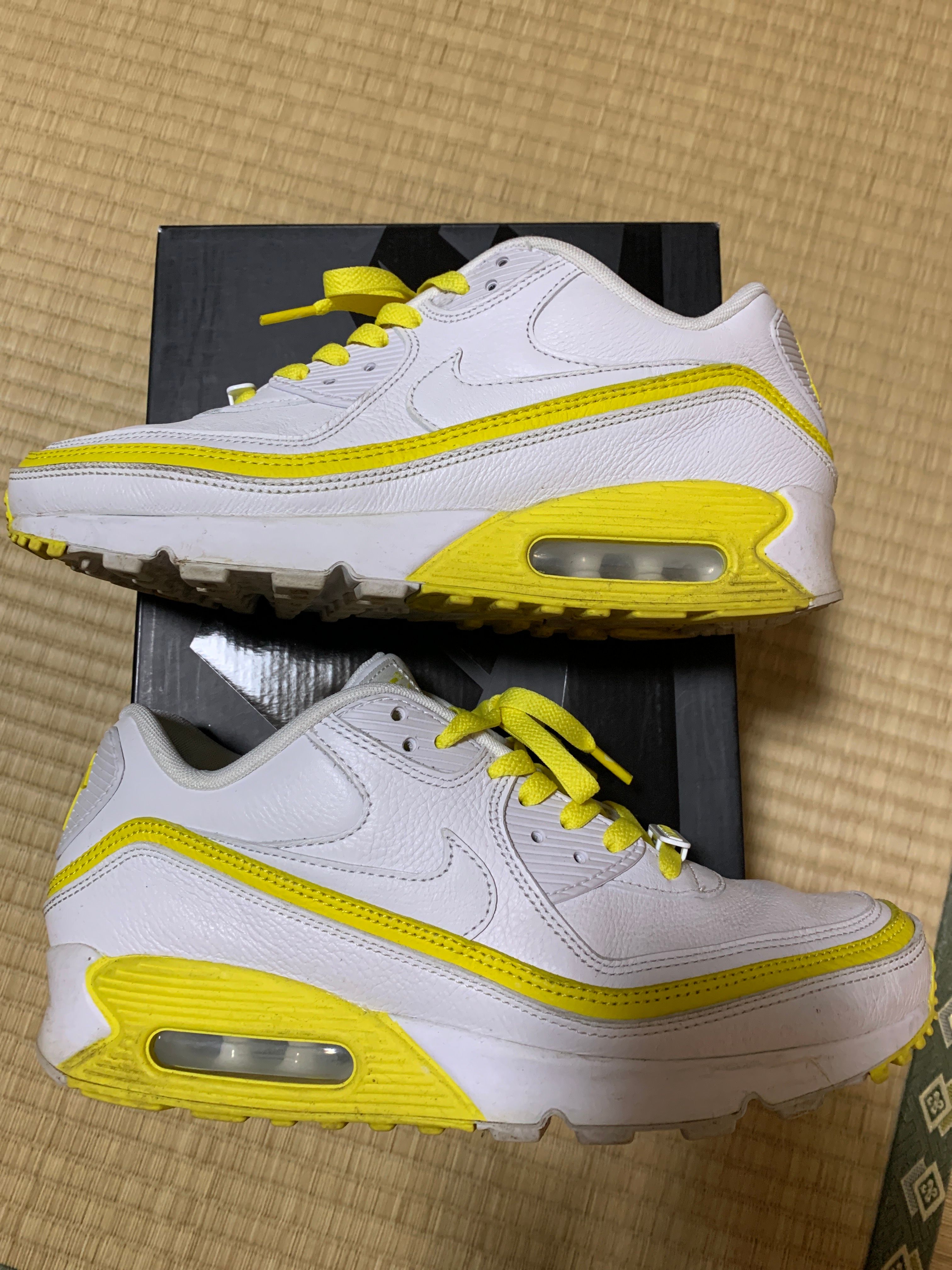 UNDEFEATED × Nike Air Max 90 "White Optic Yellow"