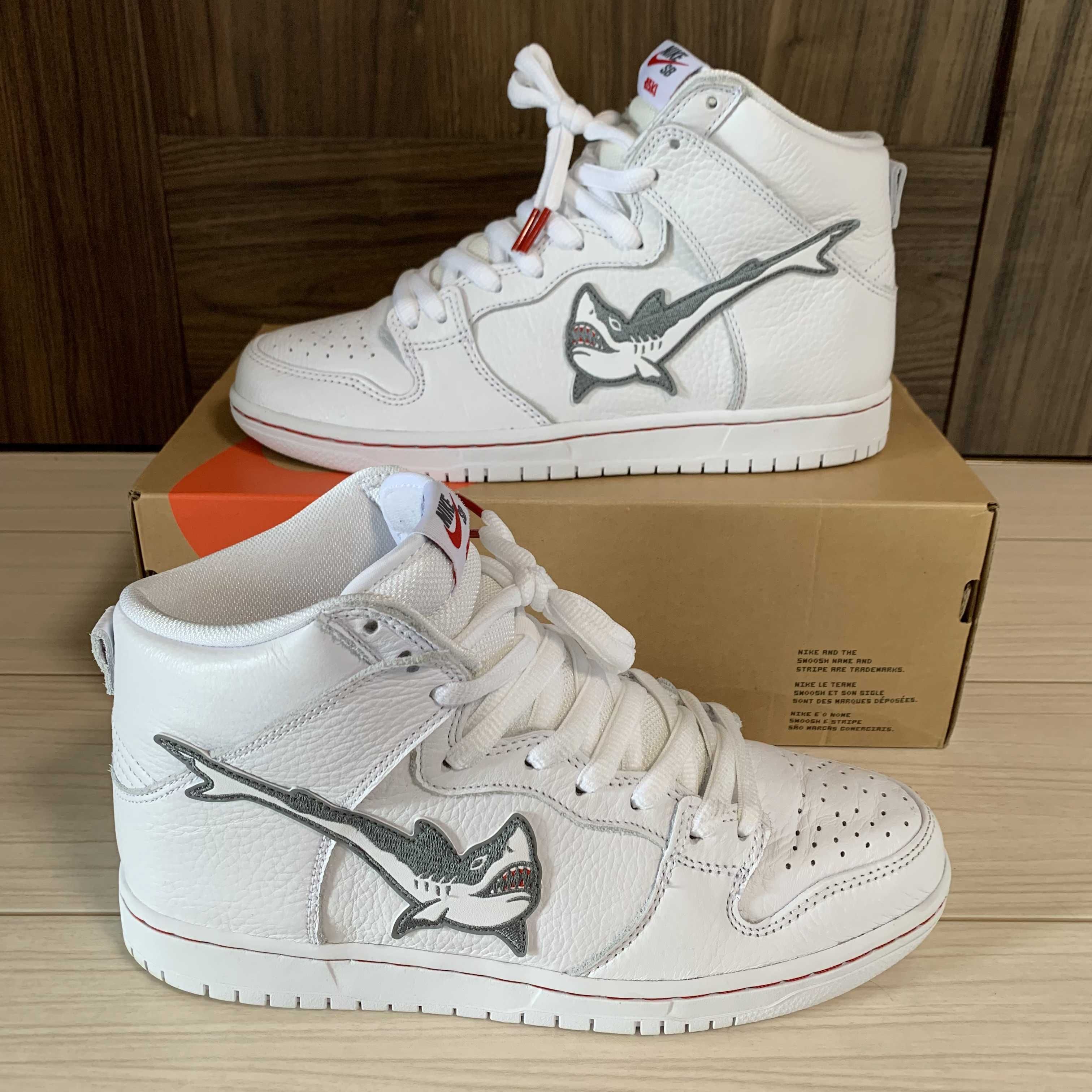 Oski x Nike SB Dunk High "Great White Shark"