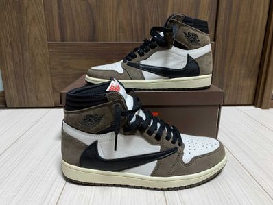 Travis Scott × Nike Air Jordan 1 Retro High OG TS SP "Sail/Dark Mocha"