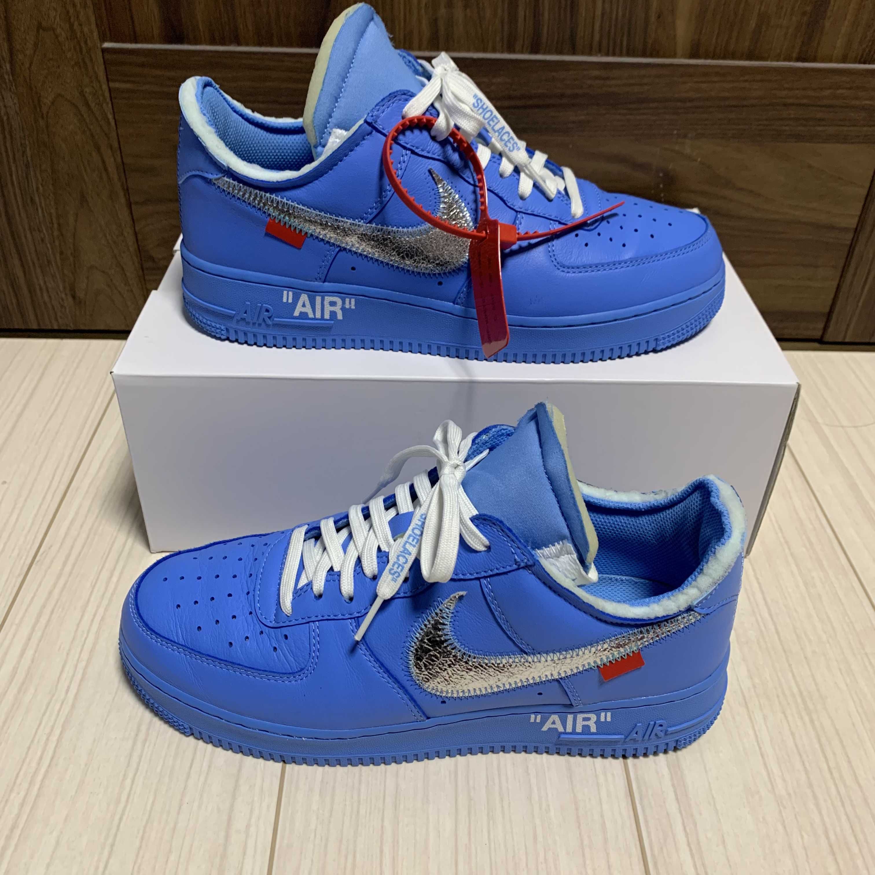 Off-White × Nike Air Force 1 Low "MCA University Blue"