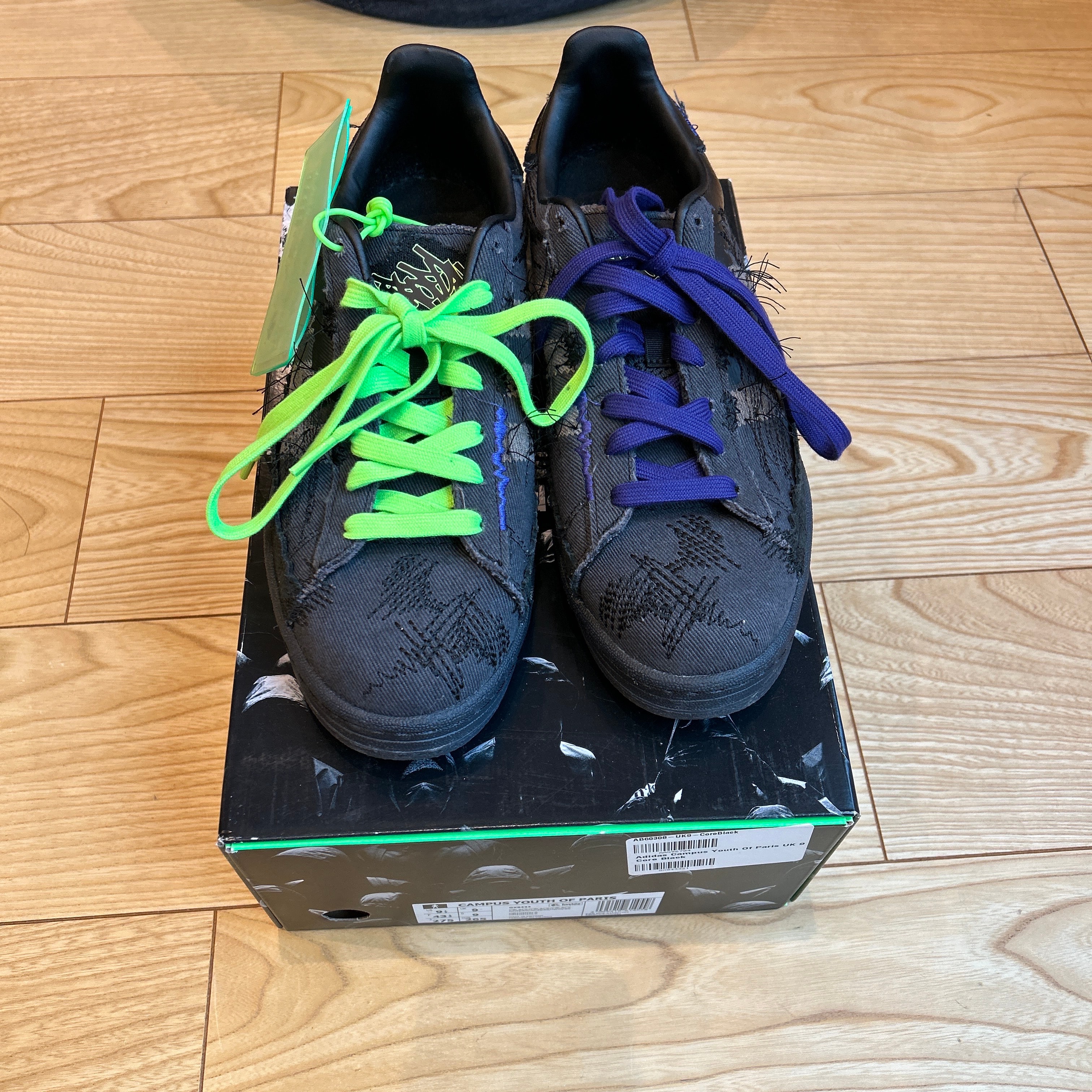 Youth of Paris × adidas Campus "Core Black"