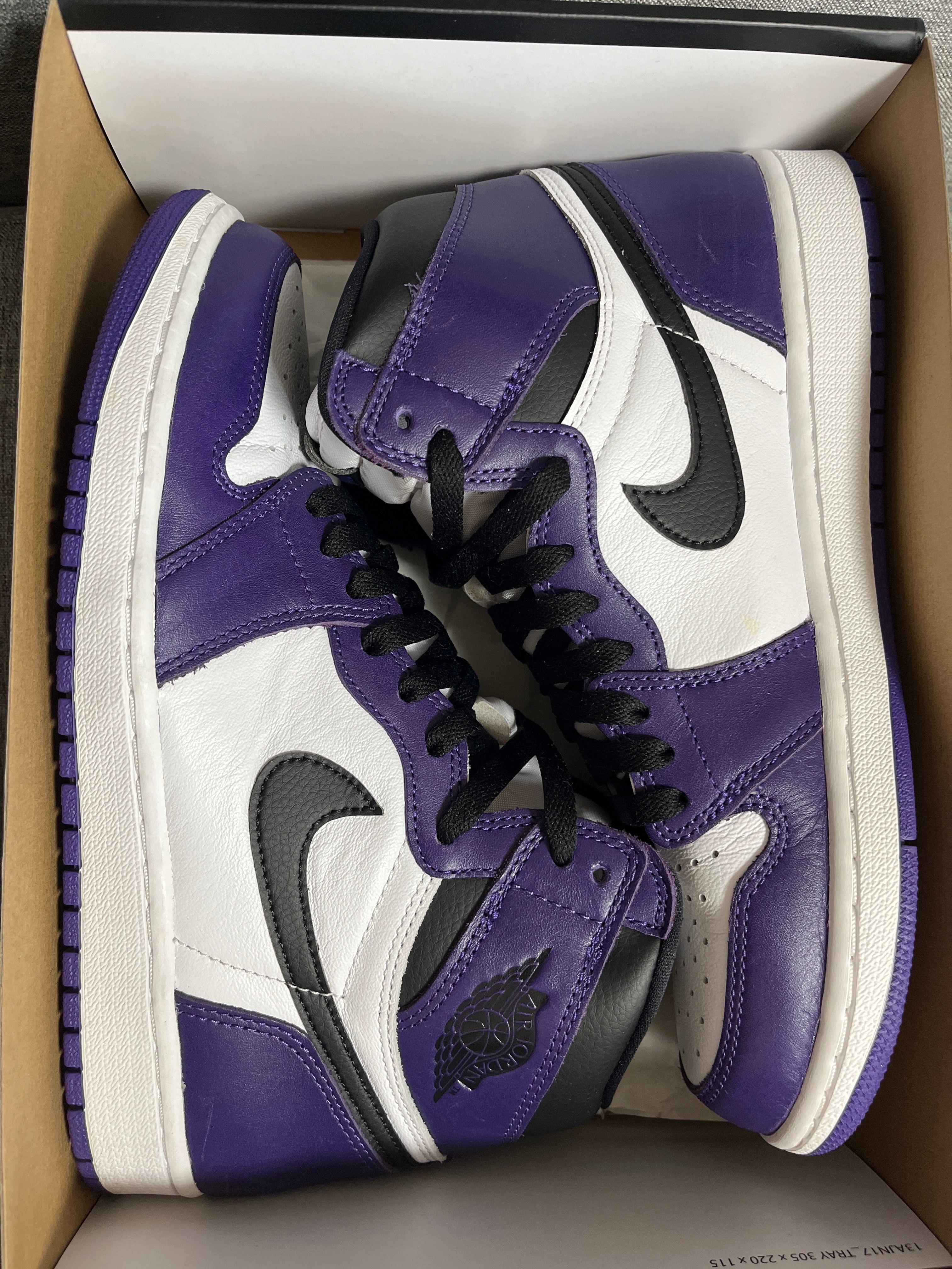 Nike Air Jordan 1 Retro High OG "Court Purple White/Black" (2020)