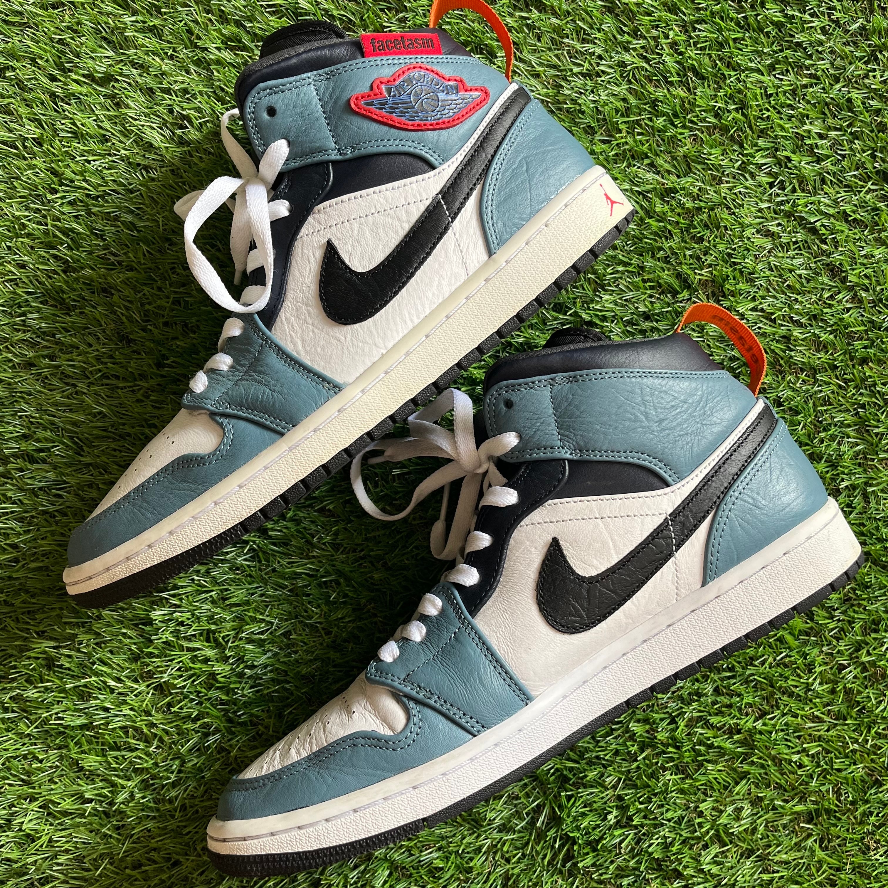 FACETASM × Nike Air Jordan 1 Mid "White/Navy"