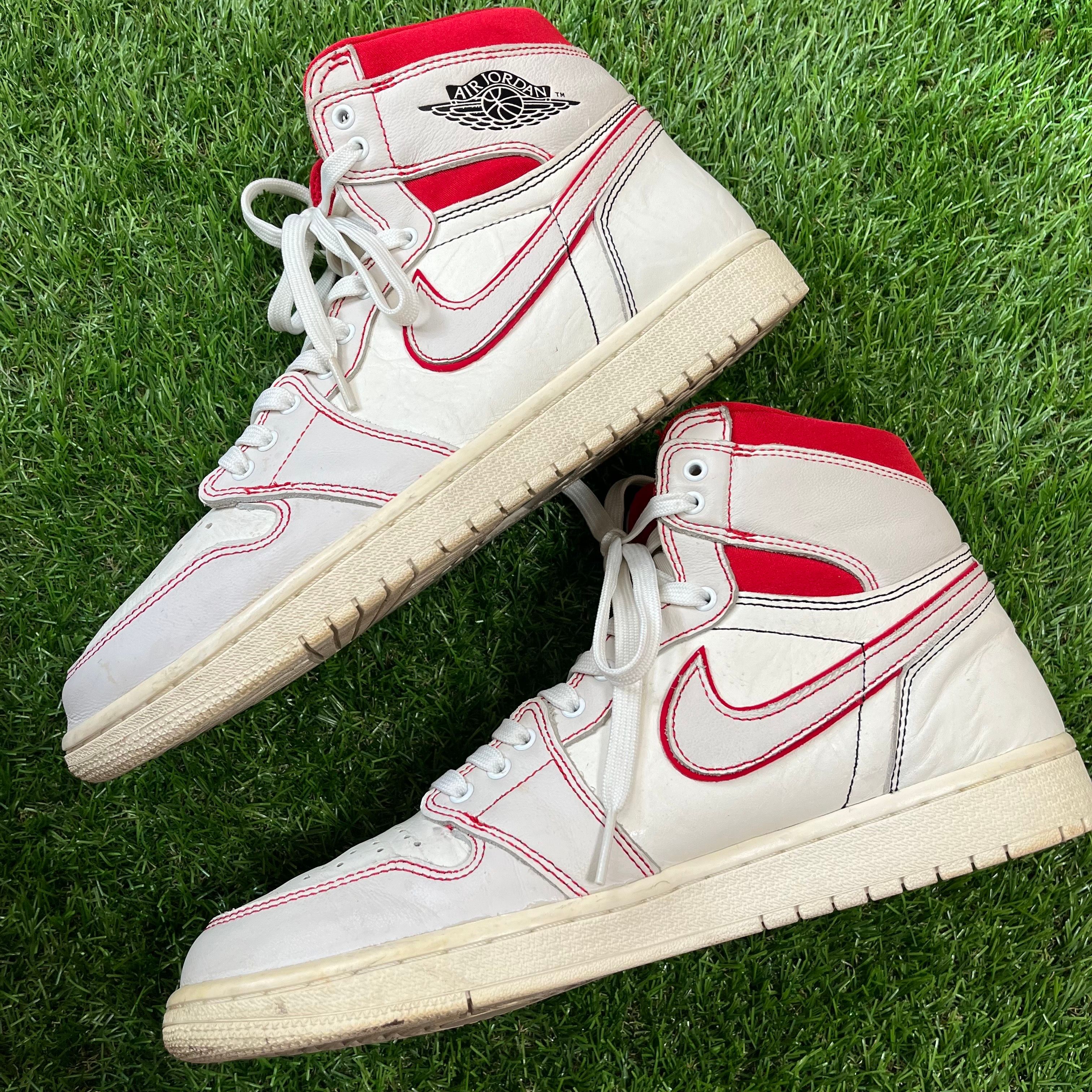 Nike Air Jordan 1 Retro High OG "Sail/University Red"     