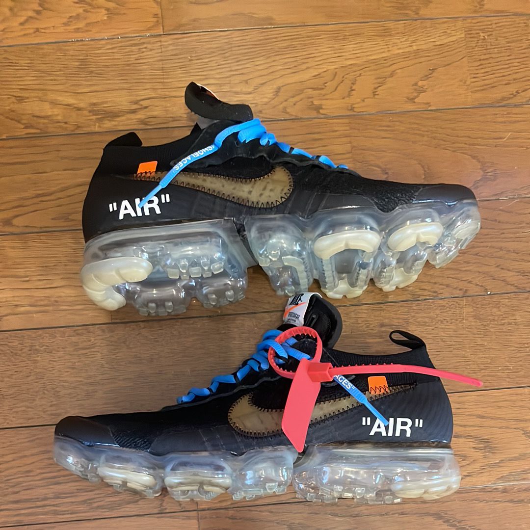 Off-White × Nike Air Vapormax "Black/Total Orange/Clear"