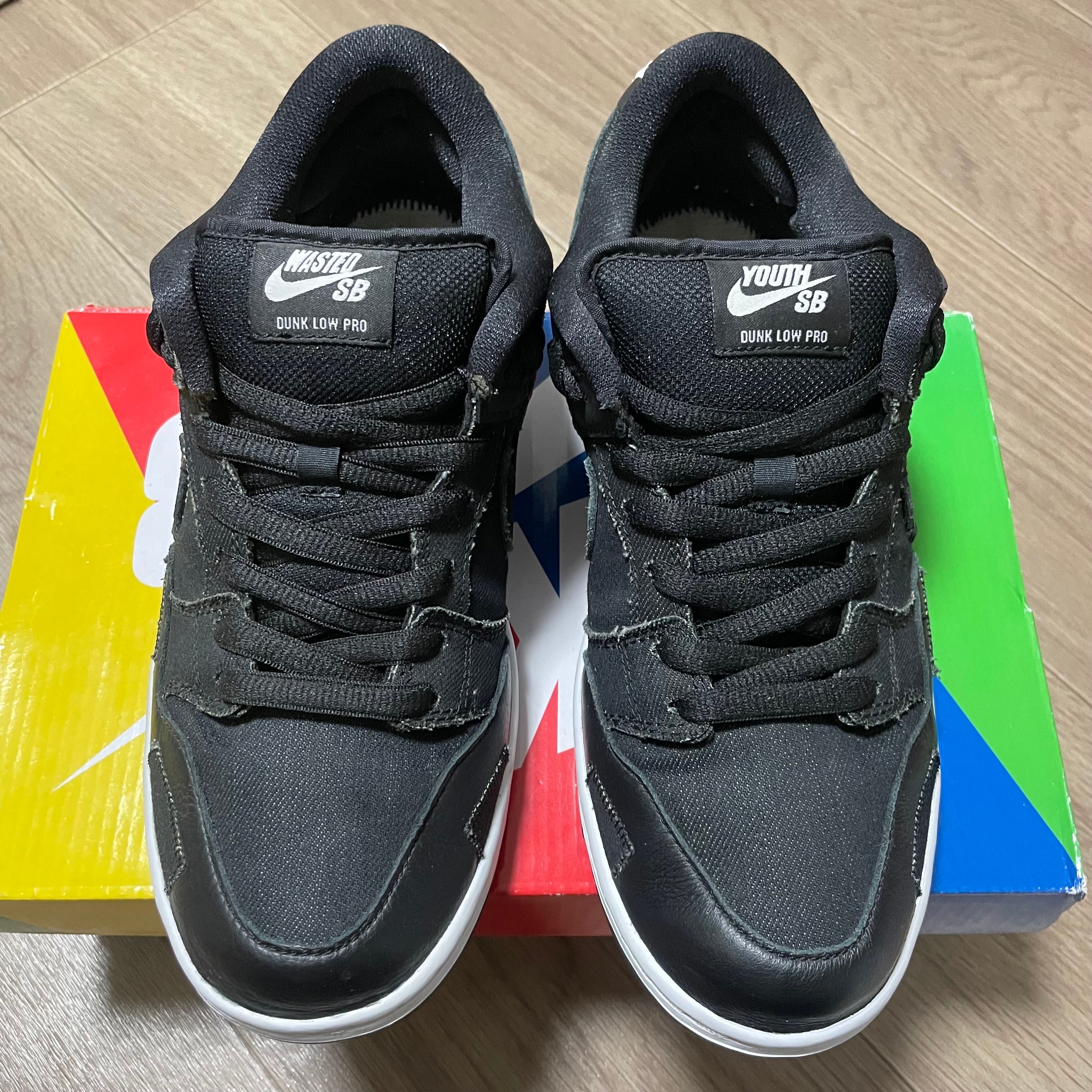 Wasted Youth × Nike SB Dunk Low "Black Denim" / VERDY