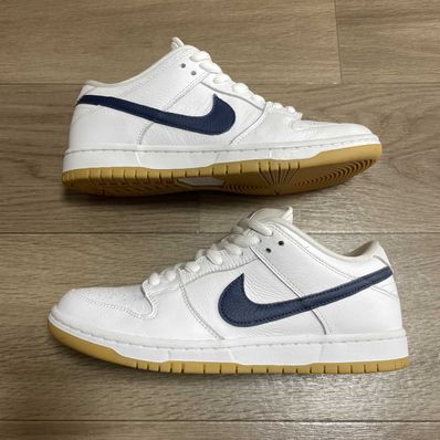 Nike SB Dunk Low "Orange Label White Navy"