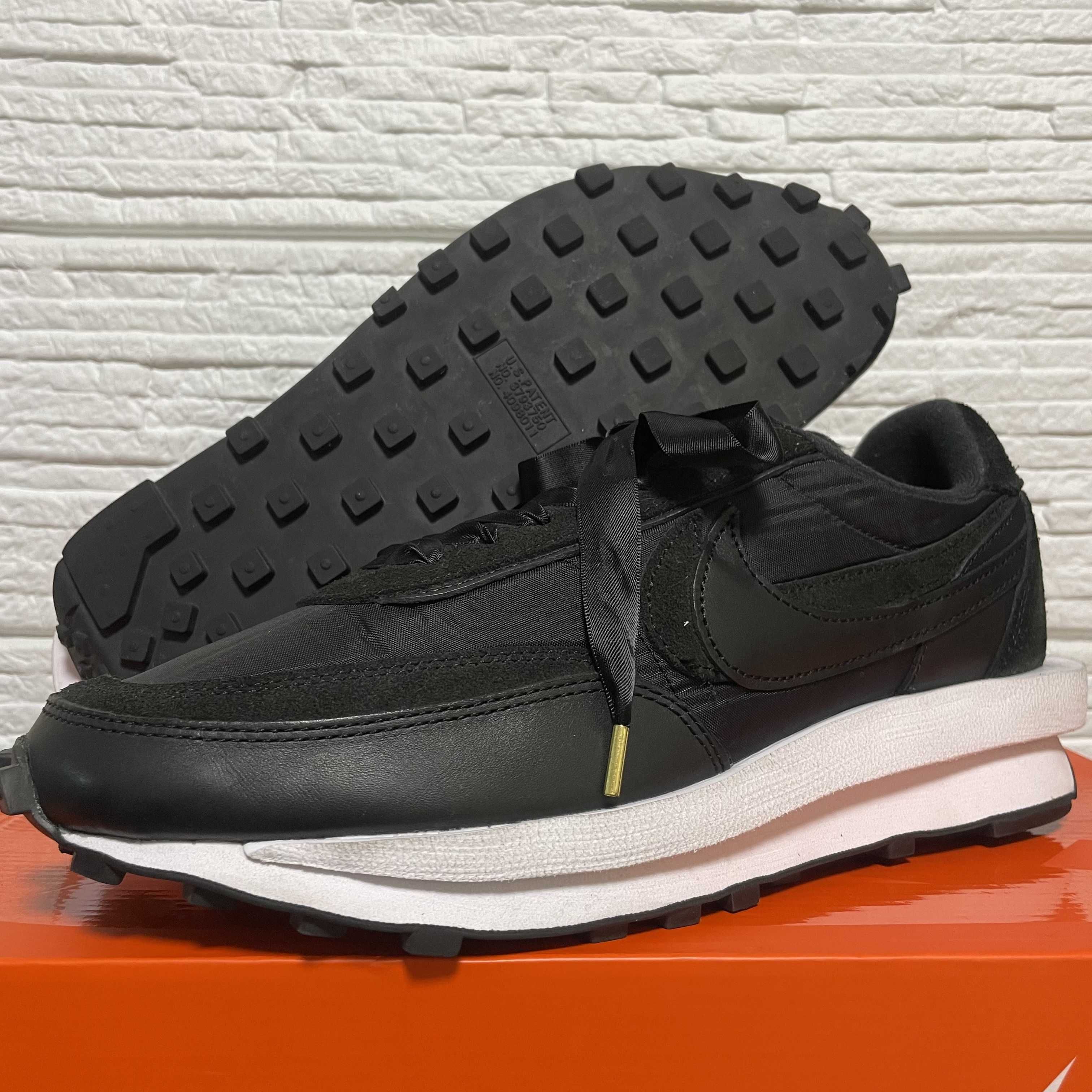 sacai × Nike LDV Waffle "Triple Black"