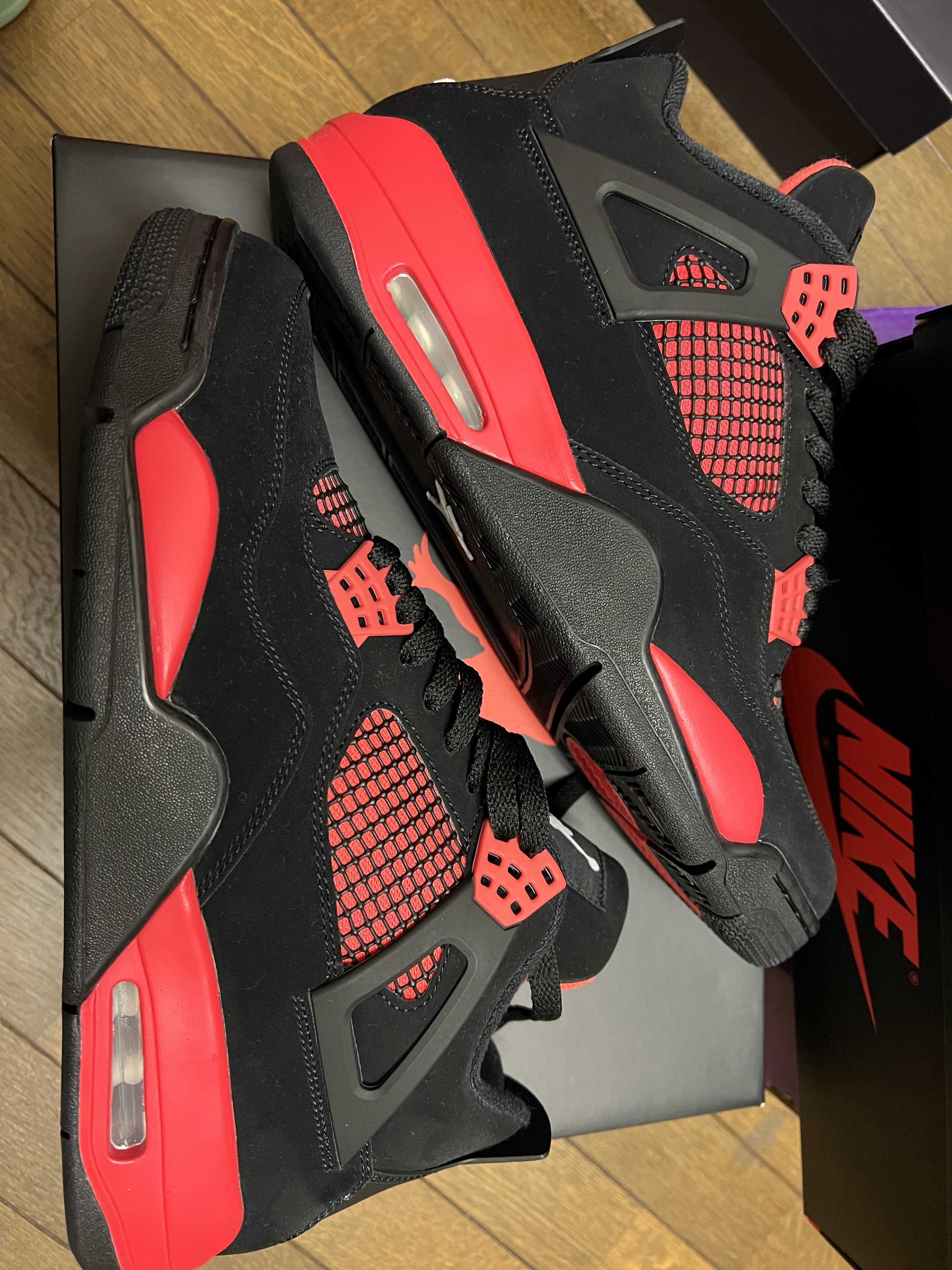 Nike Air Jordan 4 "Red Thunder/Crimson"