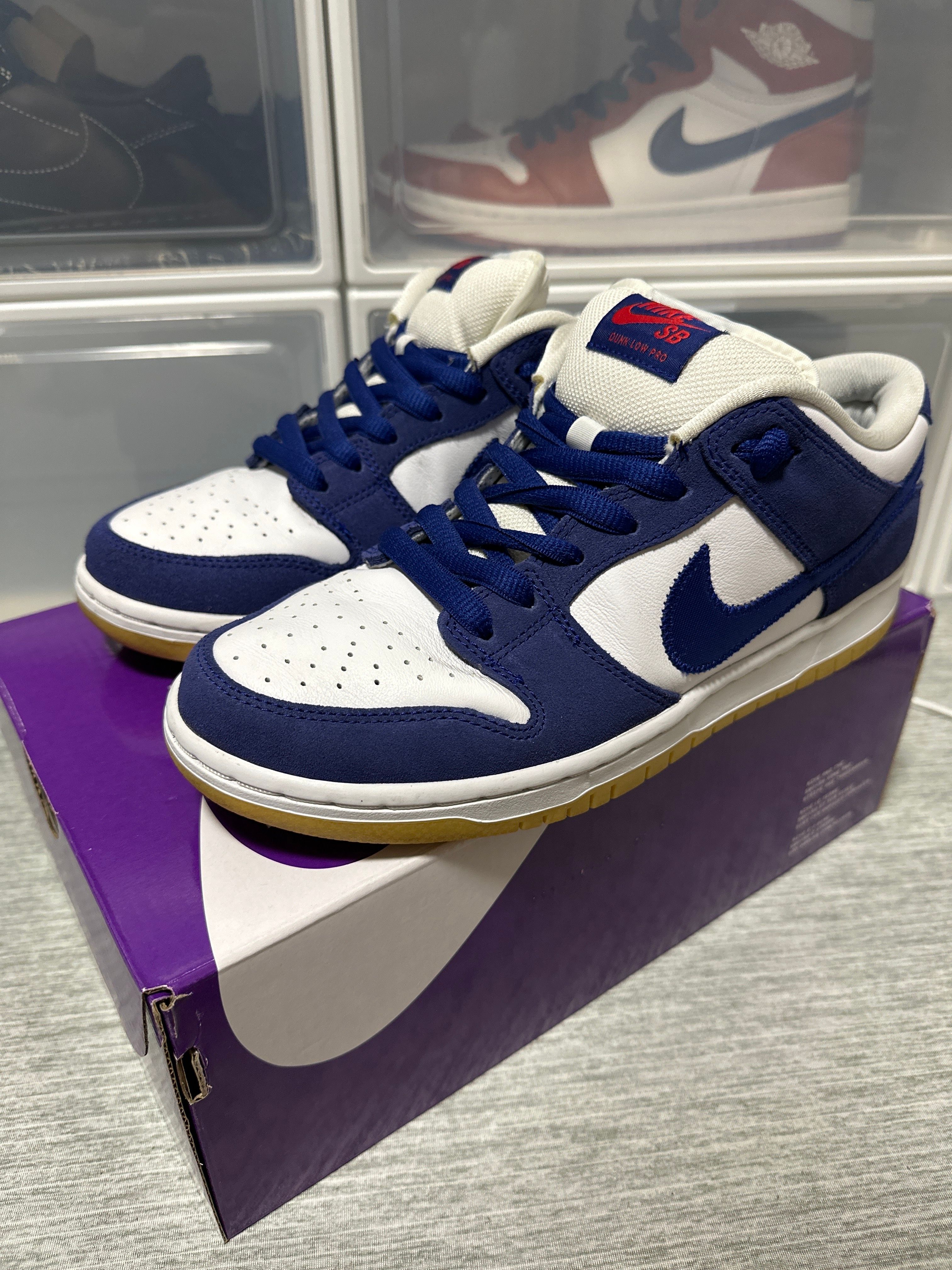 Nike SB Dunk Low "Los Angeles Dodgers/Deep Royal Blue"