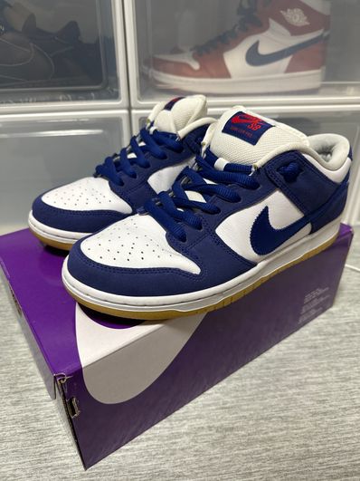 Nike SB Dunk Low "Los Angeles Dodgers/Deep Royal Blue"