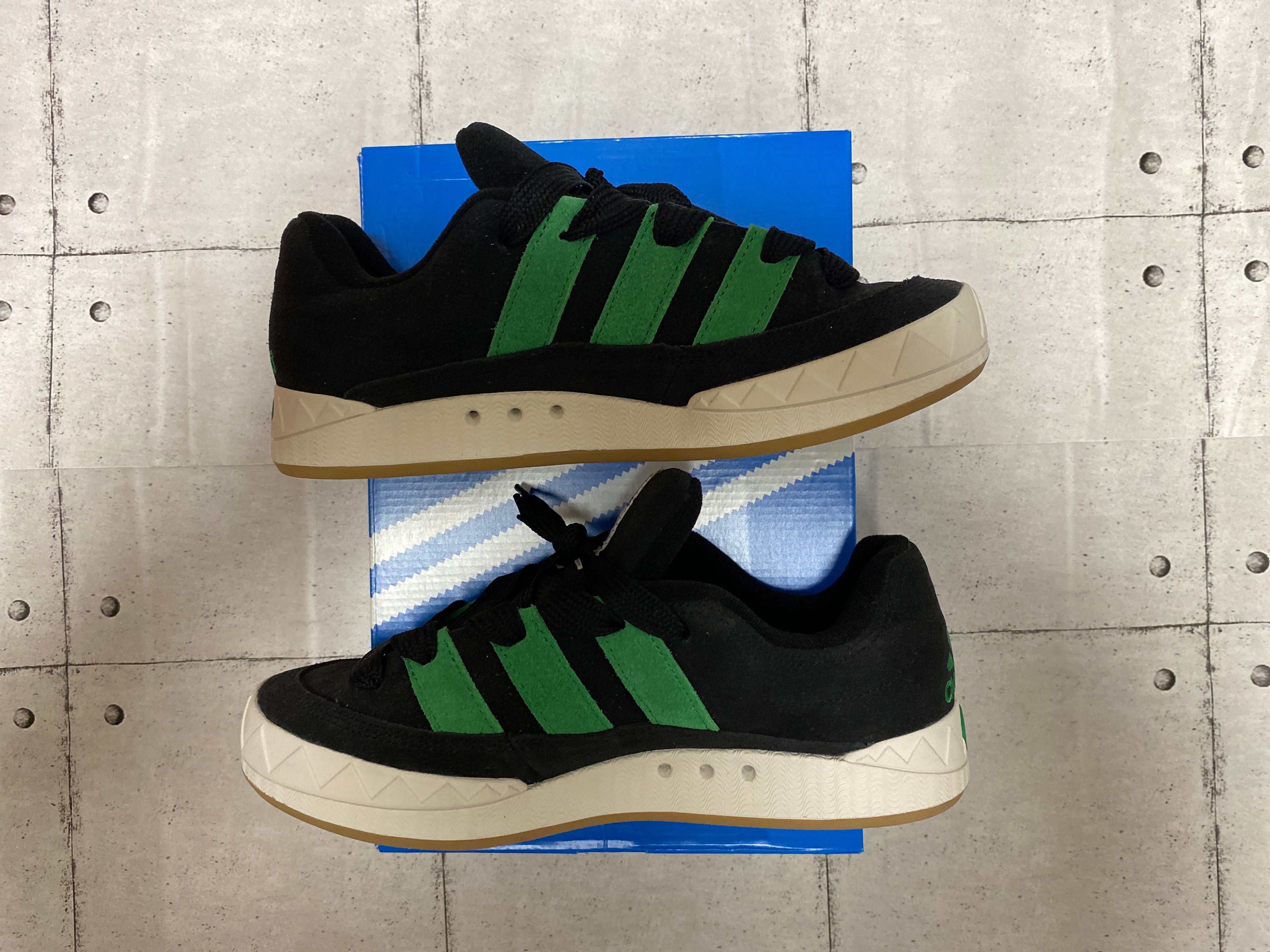 XLARGE × atmos × adidas Adimatic "Black/Green"