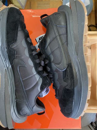 sacai × Nike VaporWaffle "Black Gum"