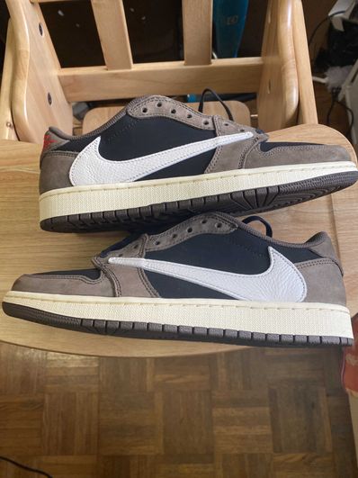 Travis Scott × Nike Air Jordan 1 Low OG SP-T "Black/Dark Mocha"