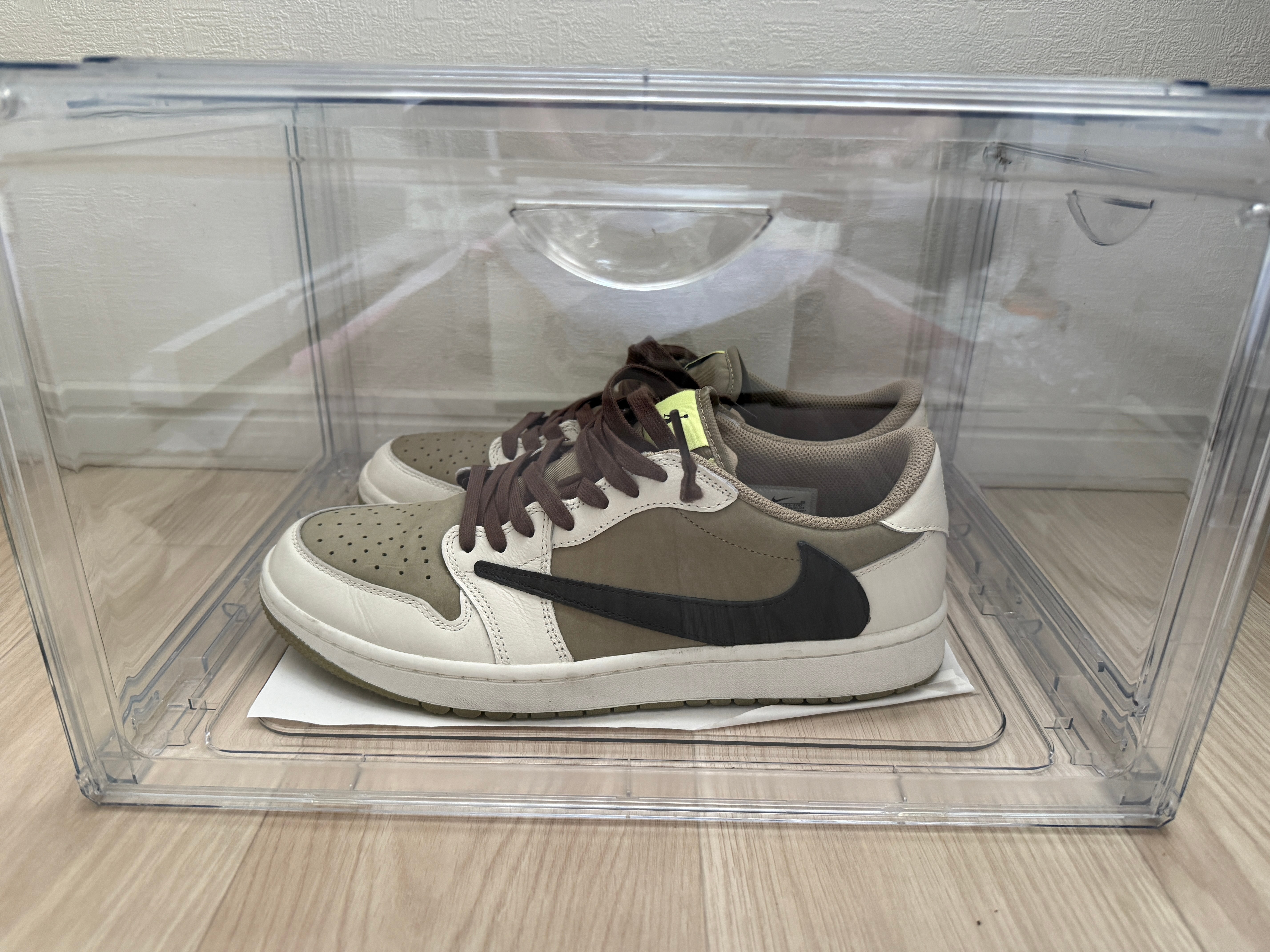 Travis Scott × Nike Air Jordan 1 Low Golf NRG "Neutral Olive"
