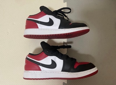Nike GS Air Jordan 1 Low "Bred Toe"
